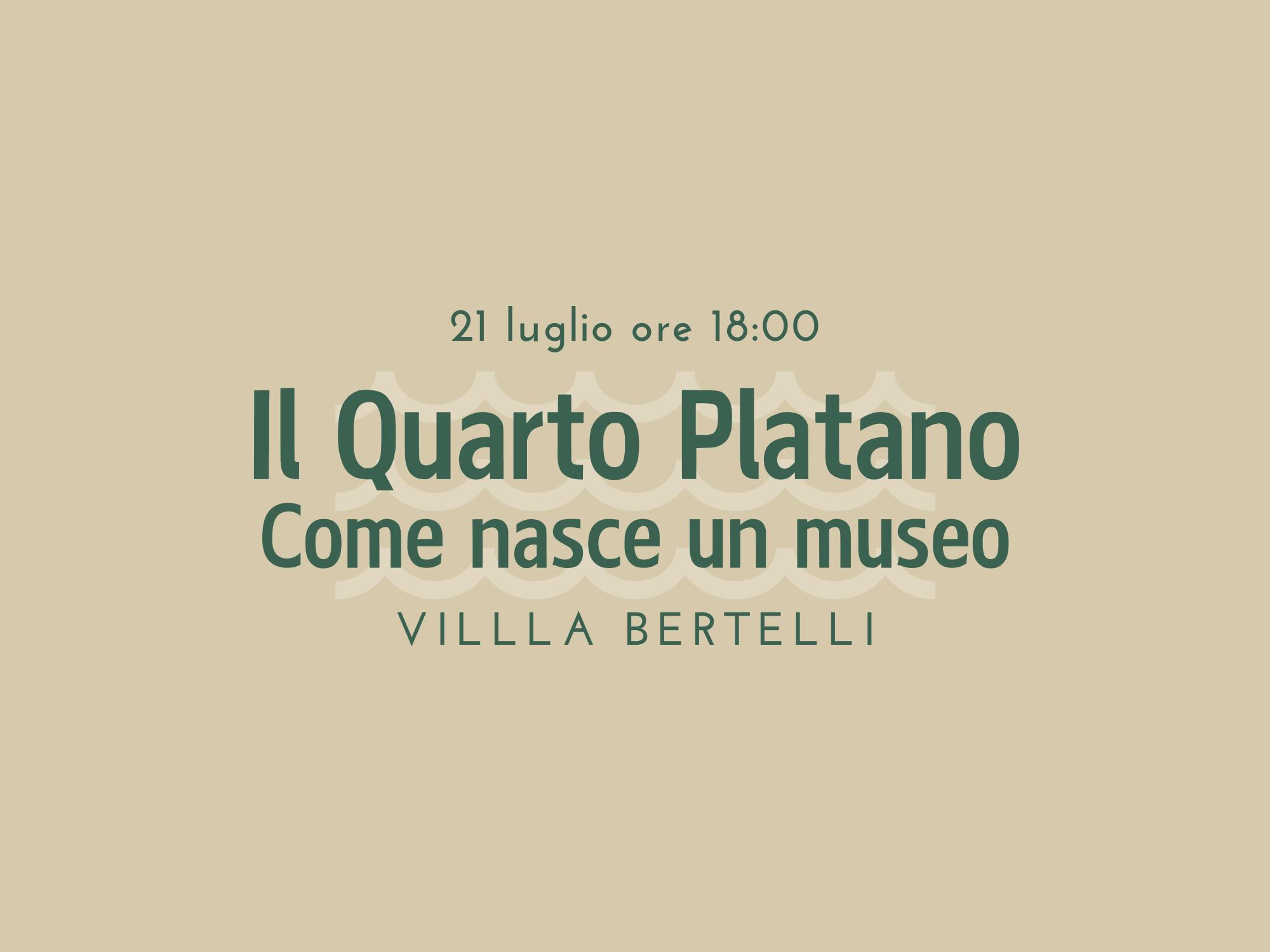 Copertina Il Quarto Platano come nasce un museo