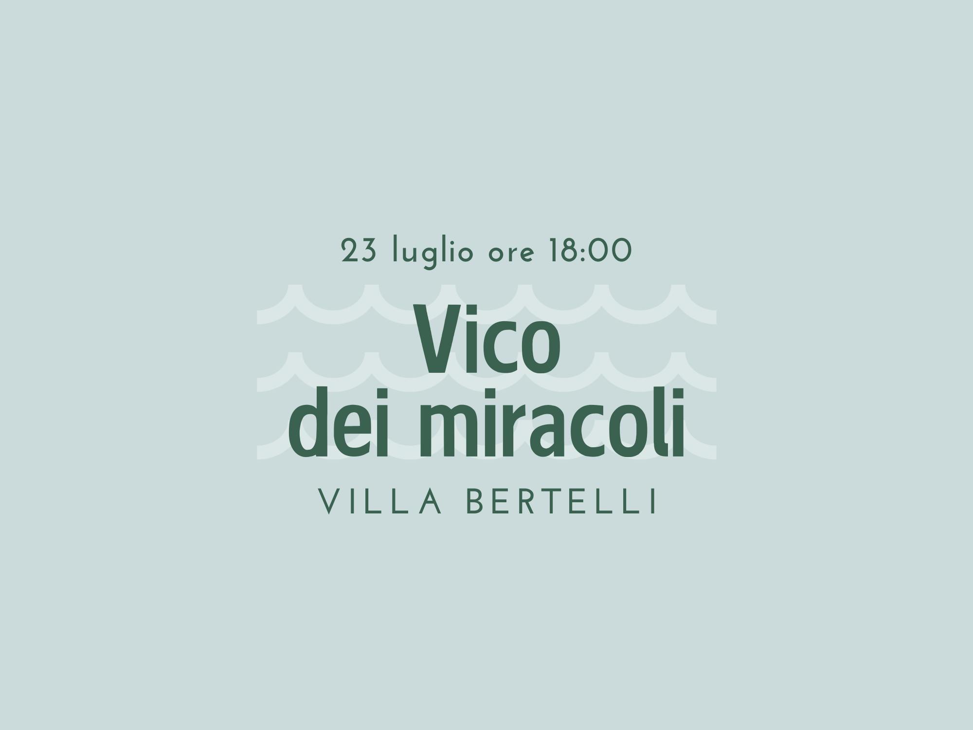 Copertina Vico dei miracoli