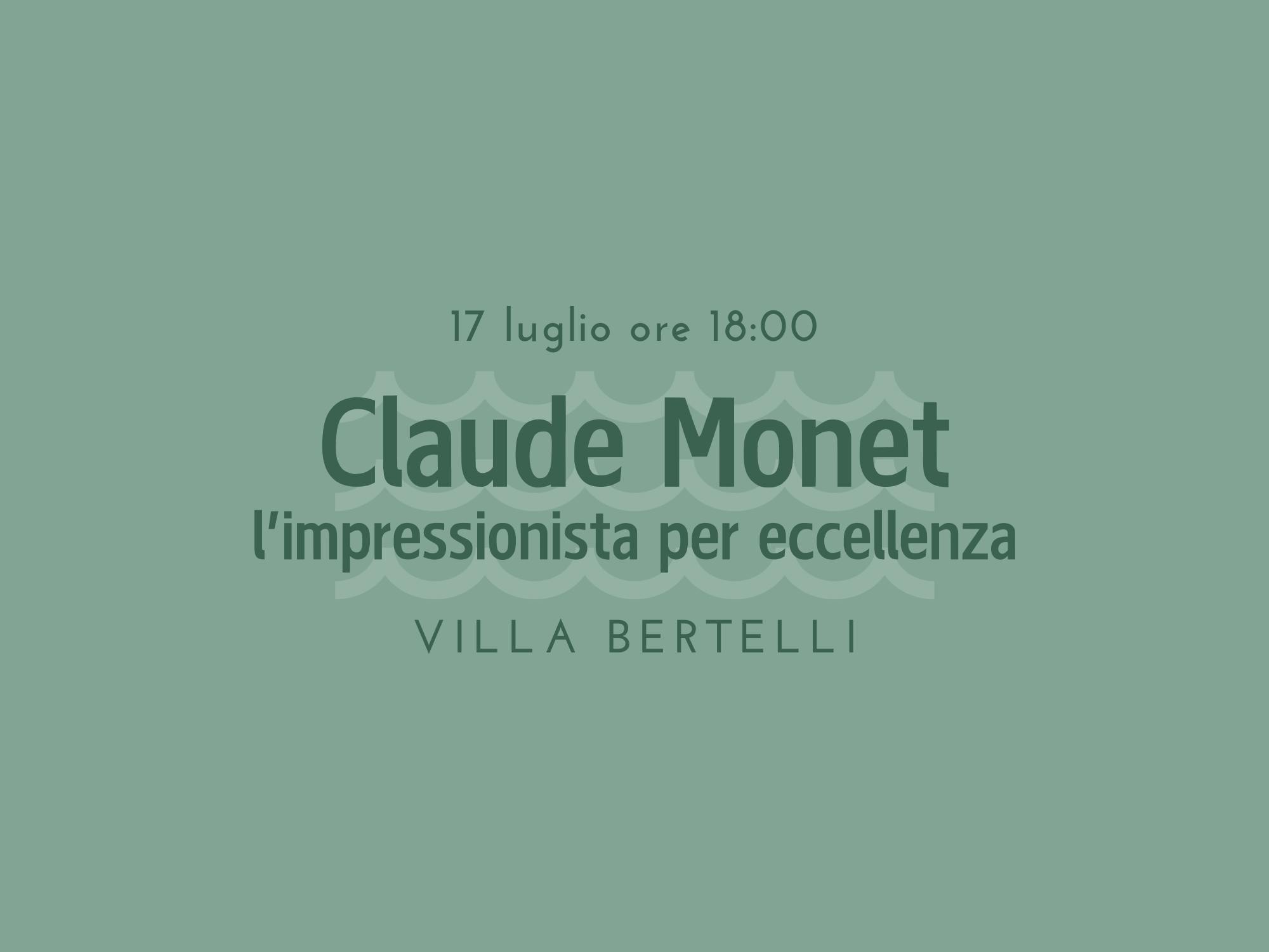 Copertina Claude Monet