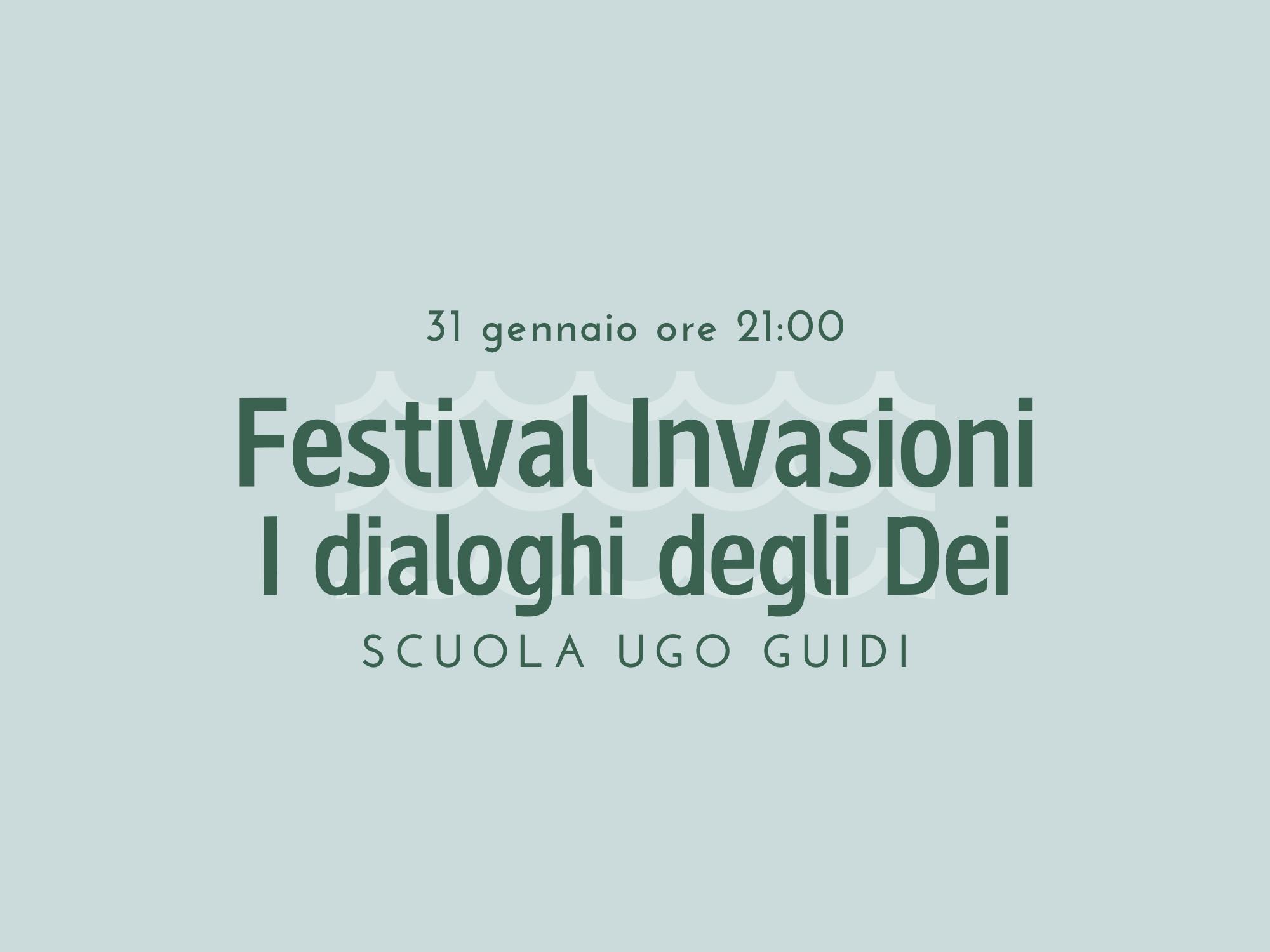 Copertina Festival Invasioni: I dialoghi degli Dei
