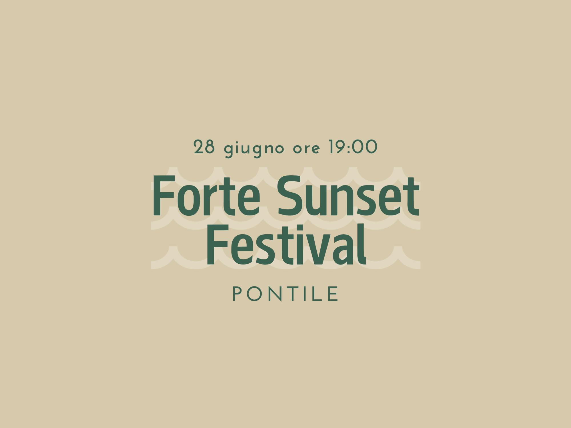 Copertina Forte Sunset Festival del 28 giugno