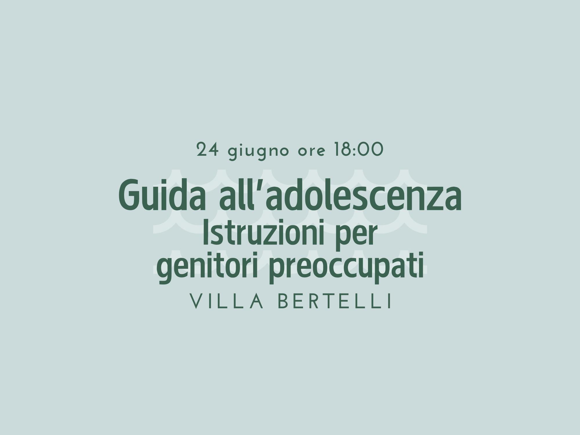 Copertina Guida all'adolescenza