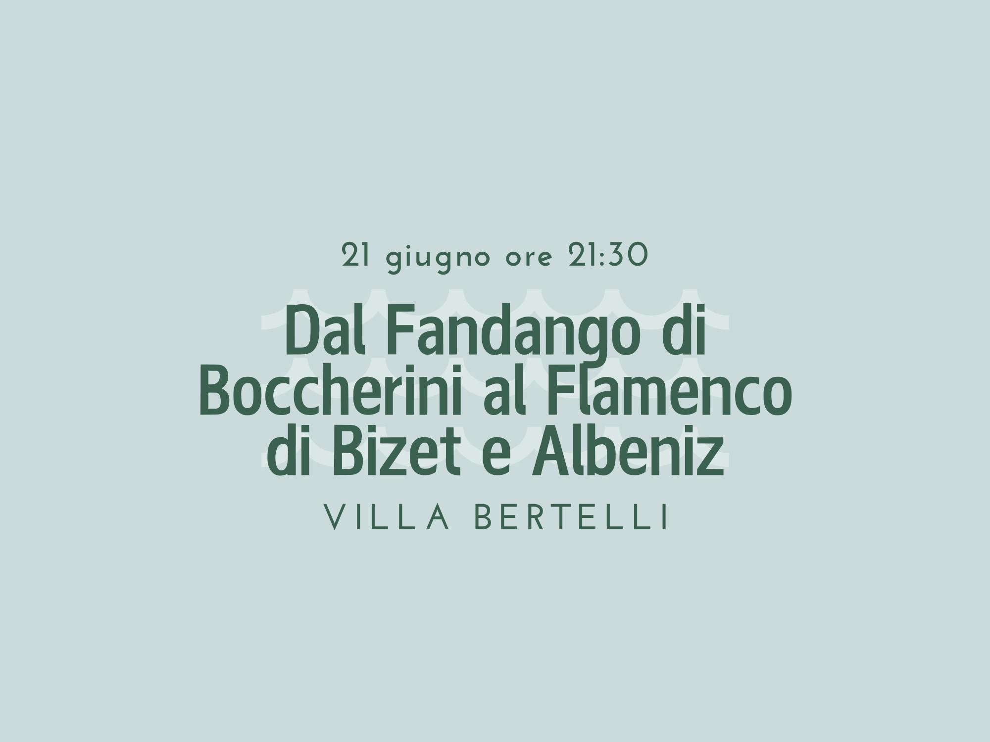 Copertina Dal Fandango di Boccherini al Flamenco di Bizet e Albeniz