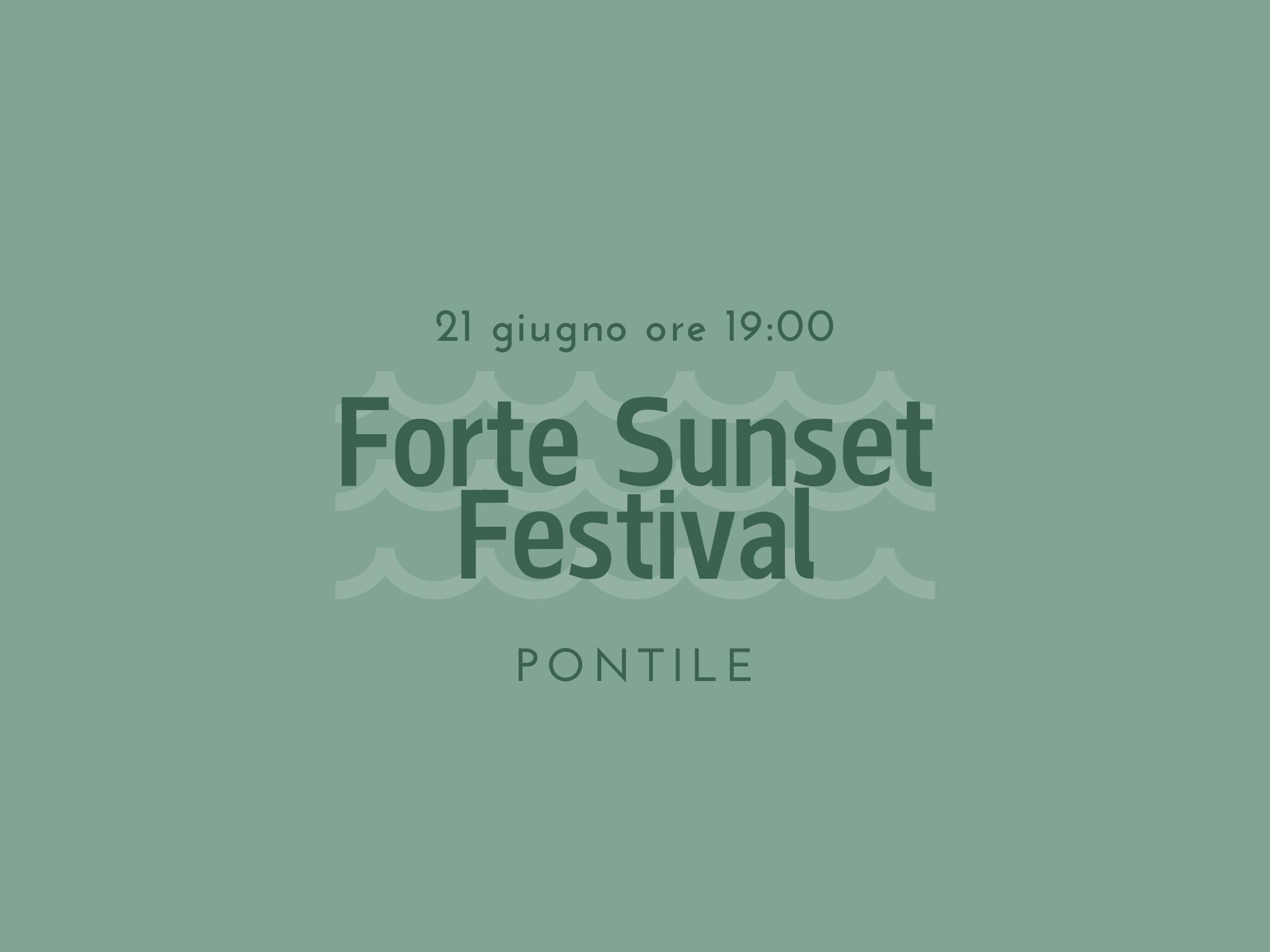Copertina Forte Sunset Festival del 21 giugno