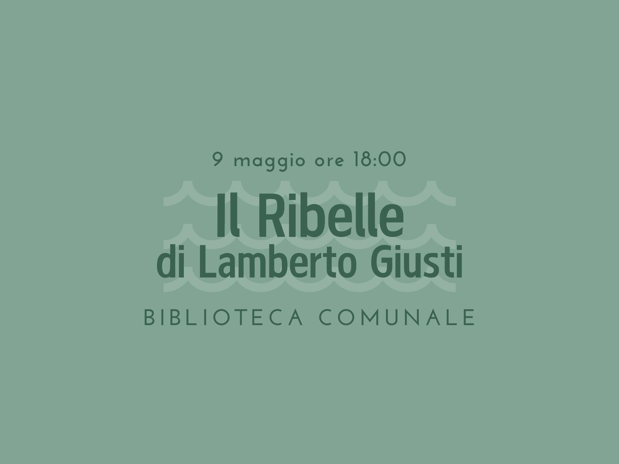 Copertina Il Ribelle