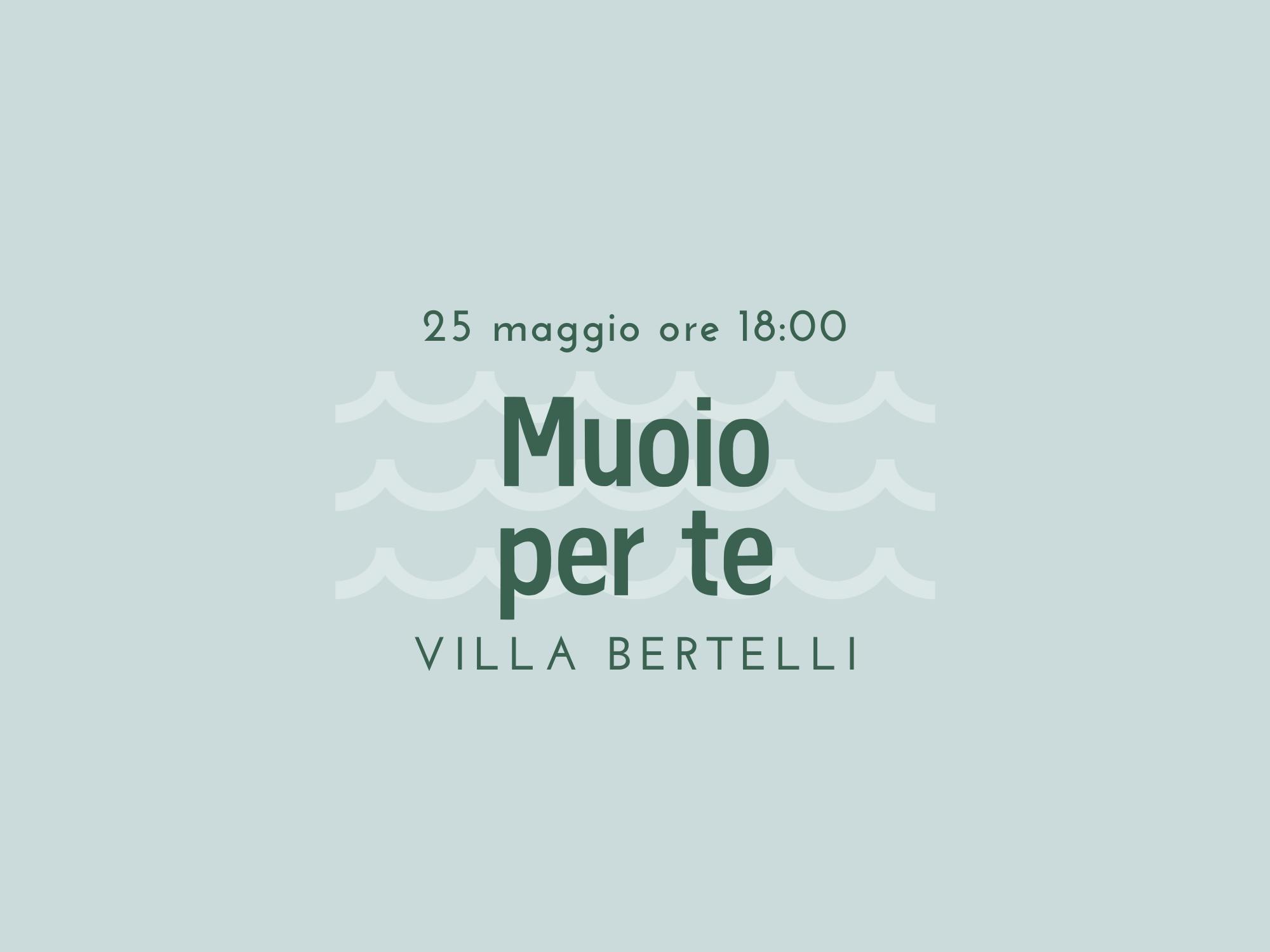 Copertina Muoio per te