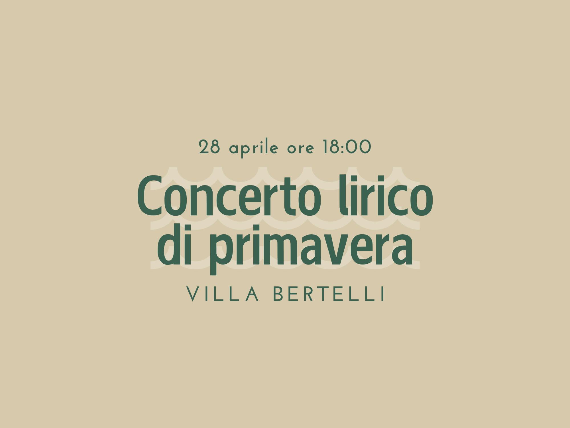 Copertina Concerto lirico di primavera