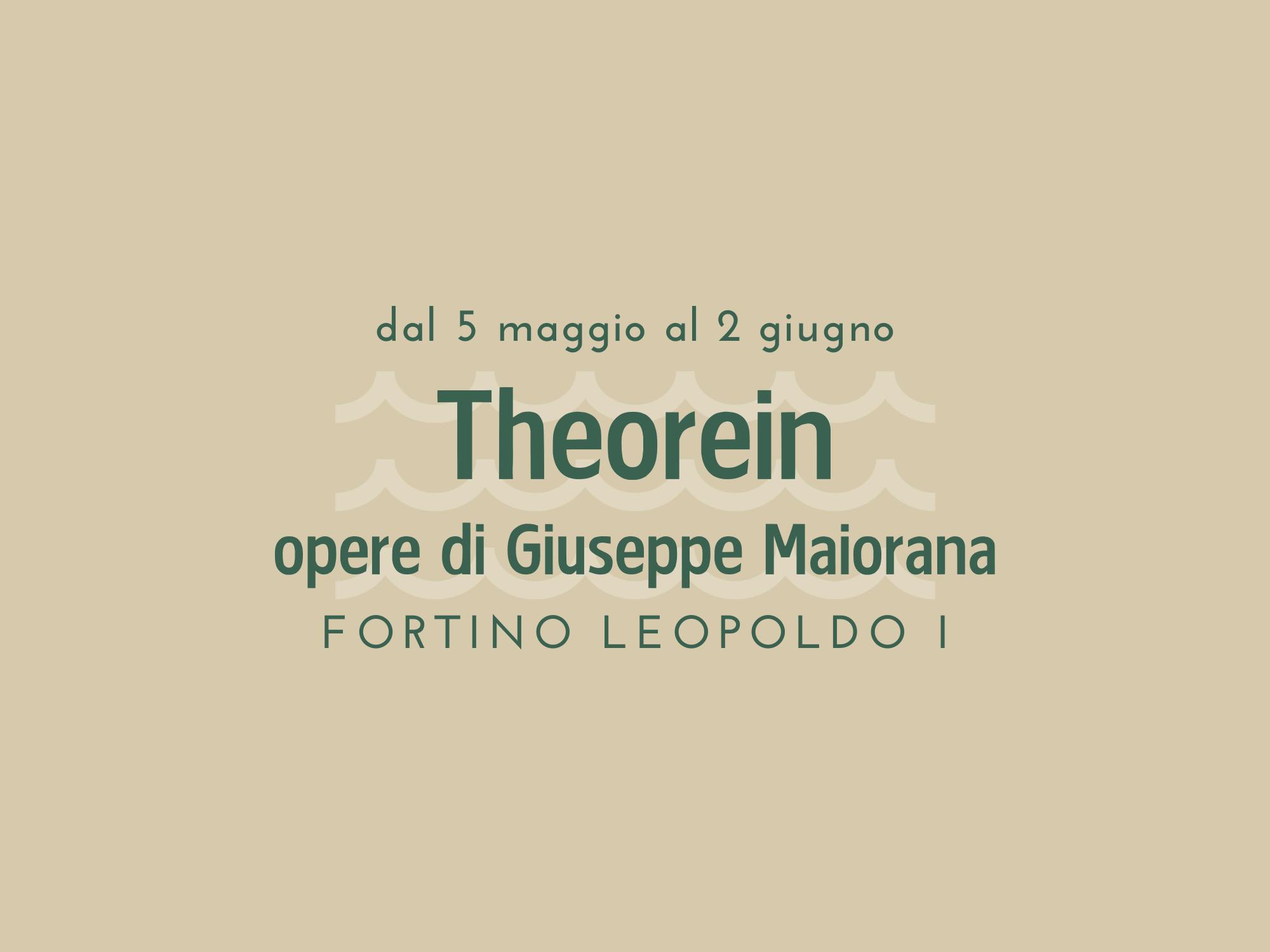 Copertina Theorein, opere di Giuseppe Maiorana