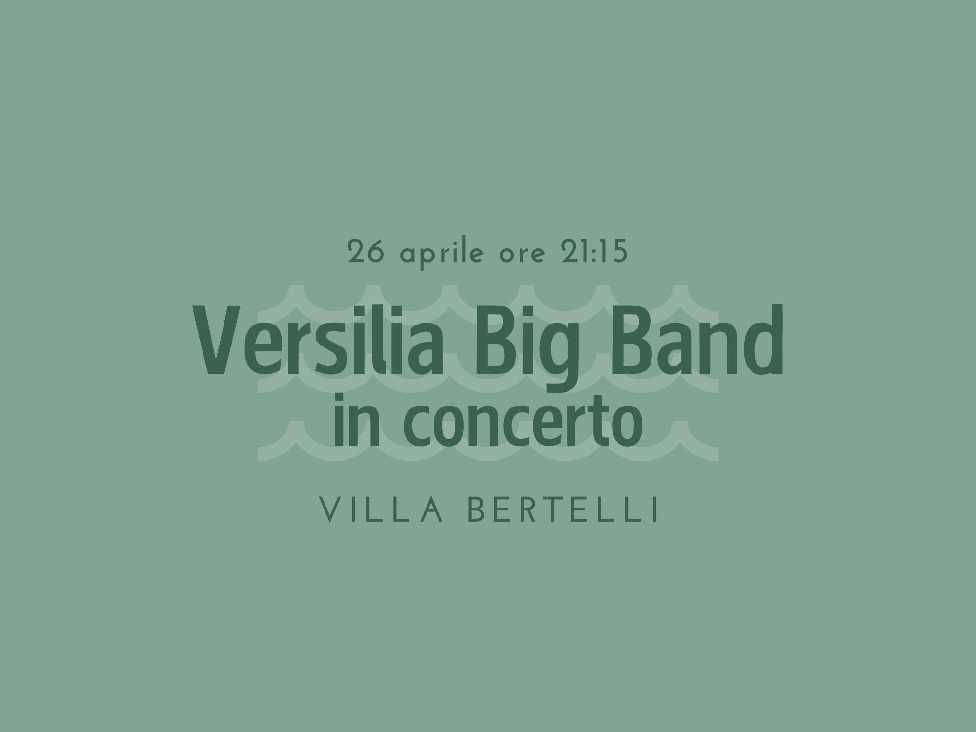 Copertina Versilia big band in concerto