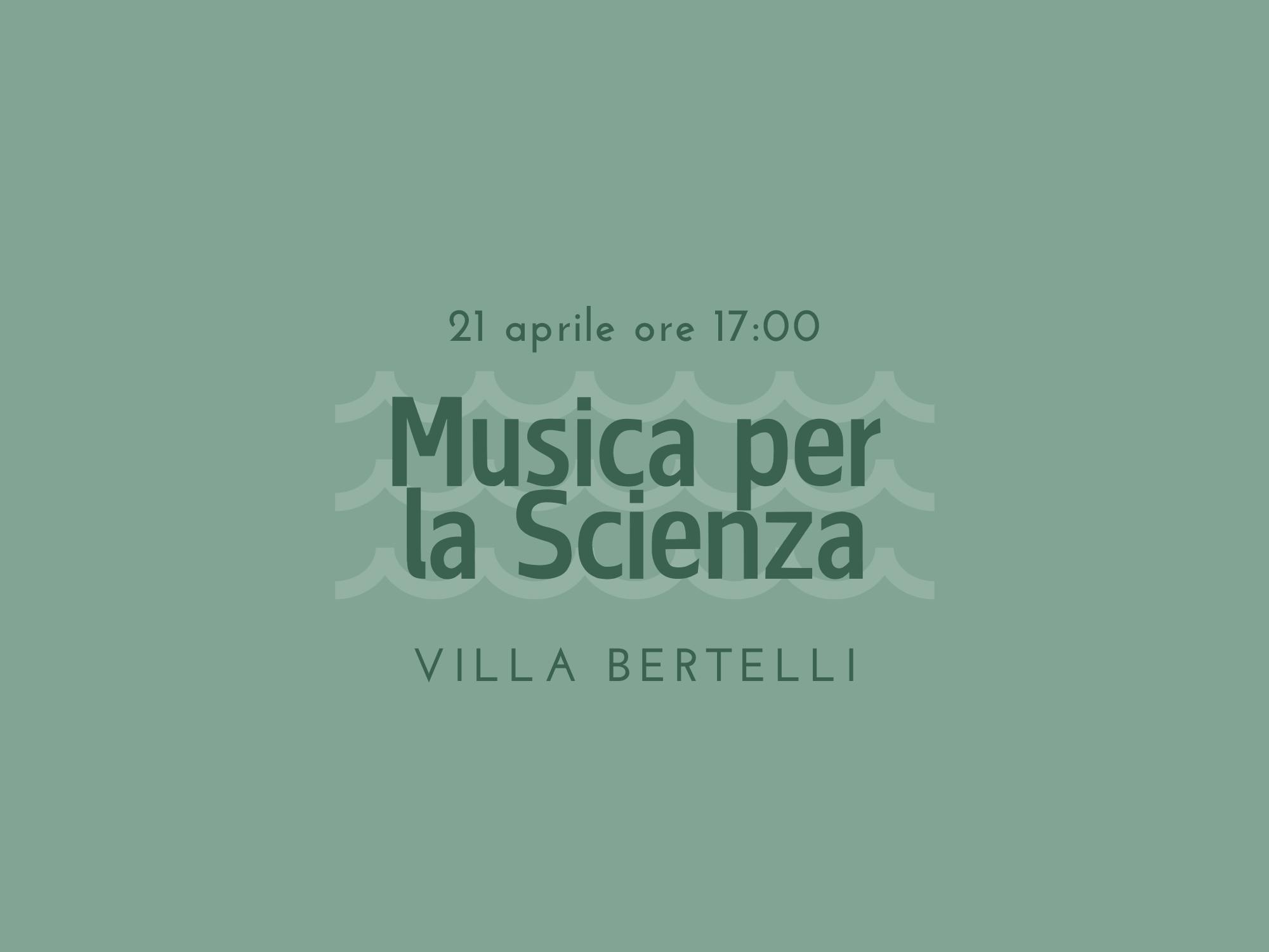 Copertina Musica per la scienza