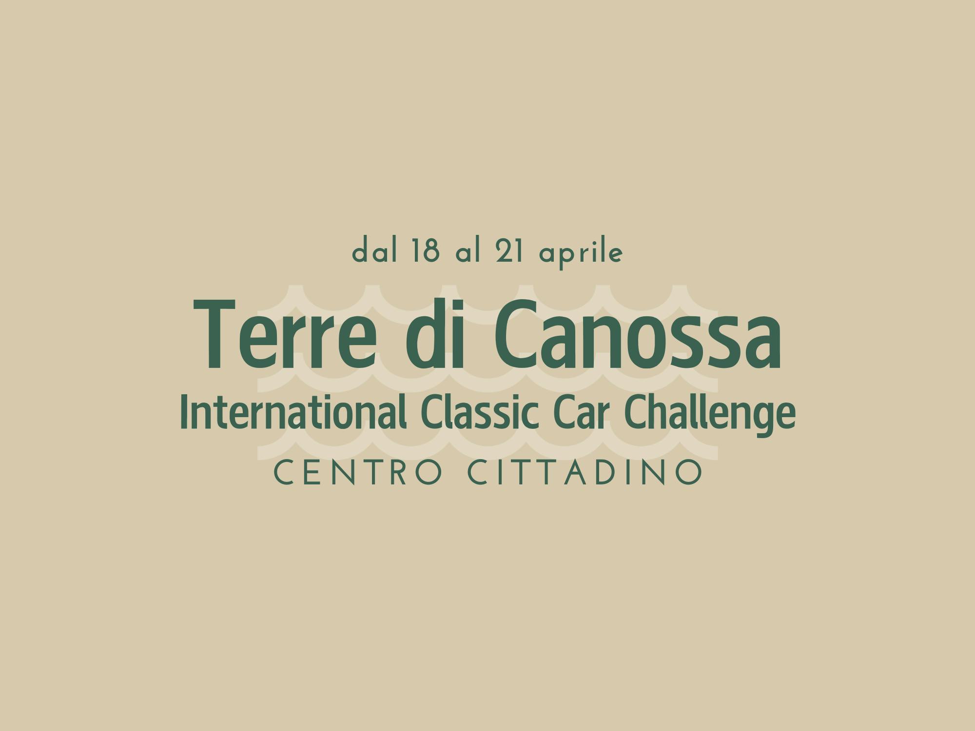 Copertina Terre di Canossa International Classic Car Challenge