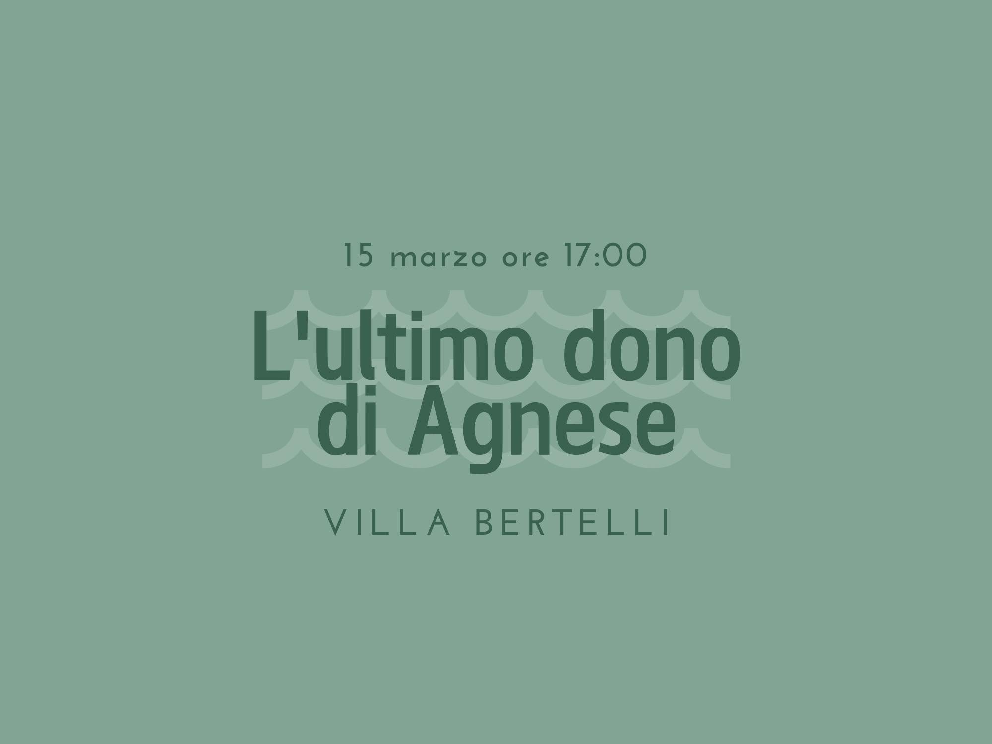 Copertina l'ultimo dono  di Agnese
