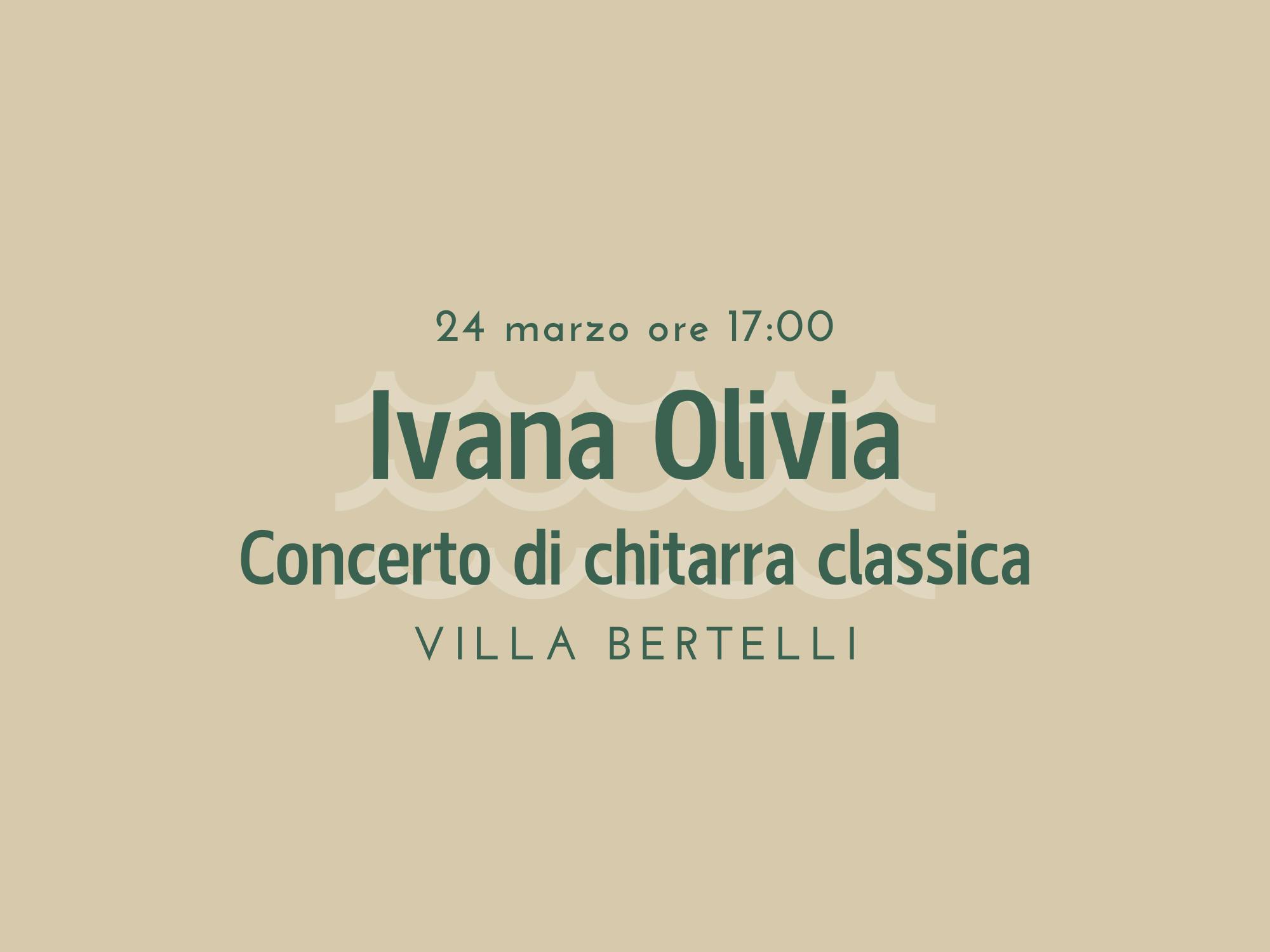 Copertina Concerto di chitarra classica di Ivana Olivia