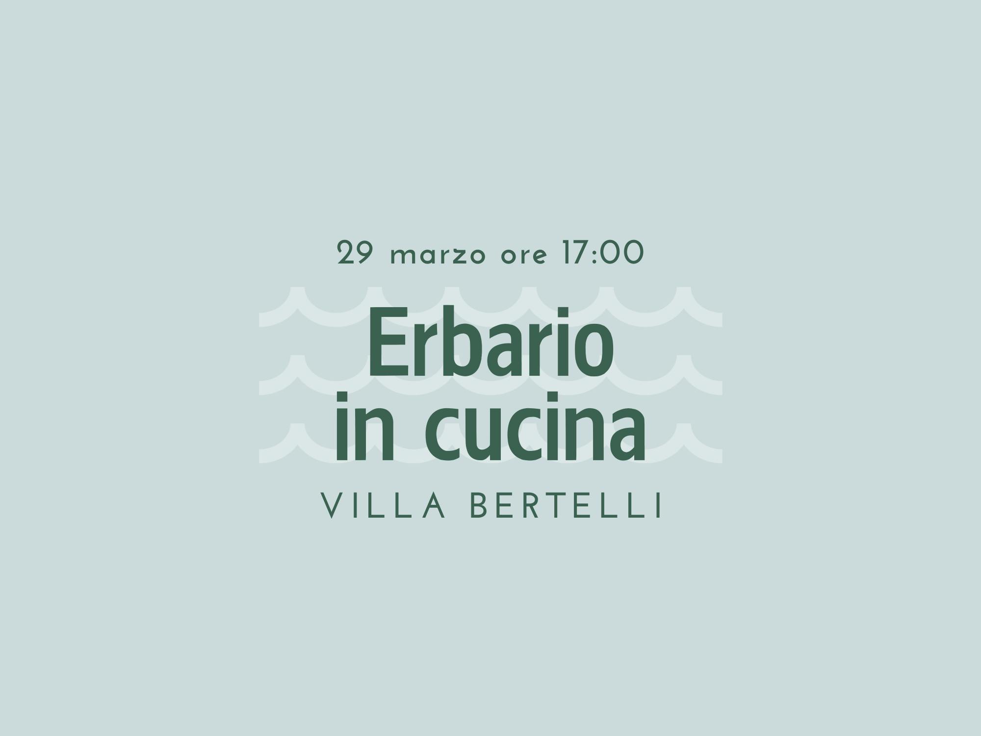 Copertina Erbario in cucina