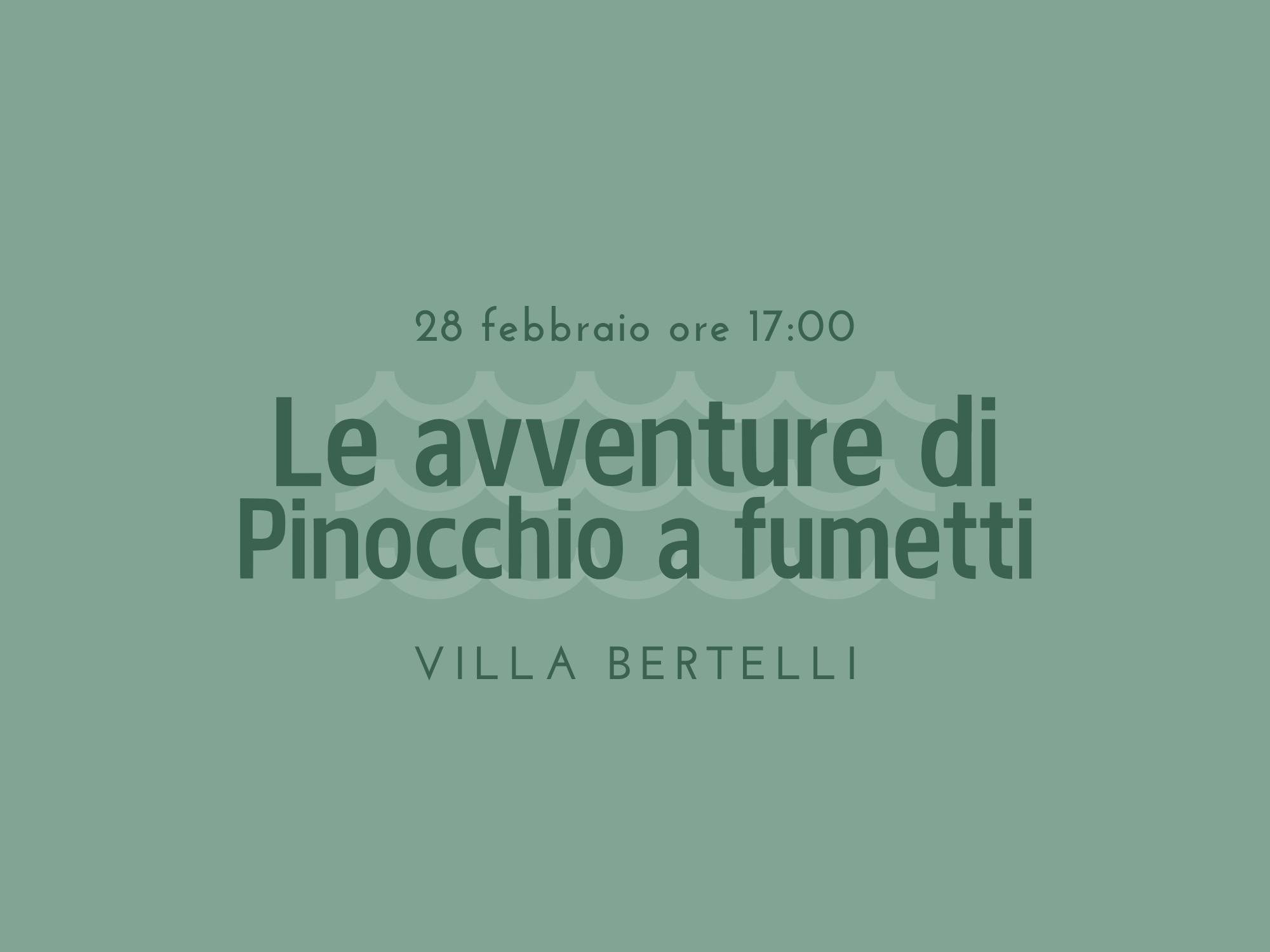 Copertina Le avventure di Pinocchio a fumetti