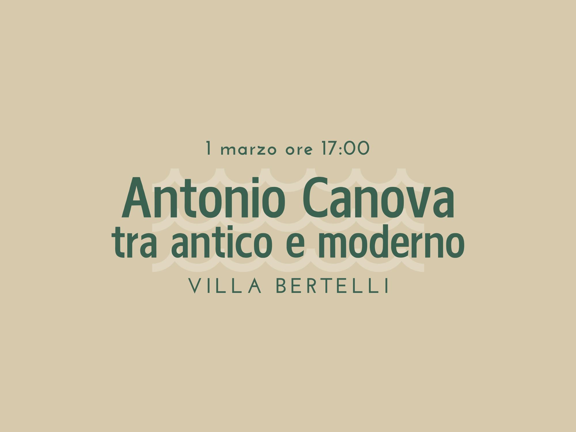 Copertina Antonio Canova tra antico e moderno