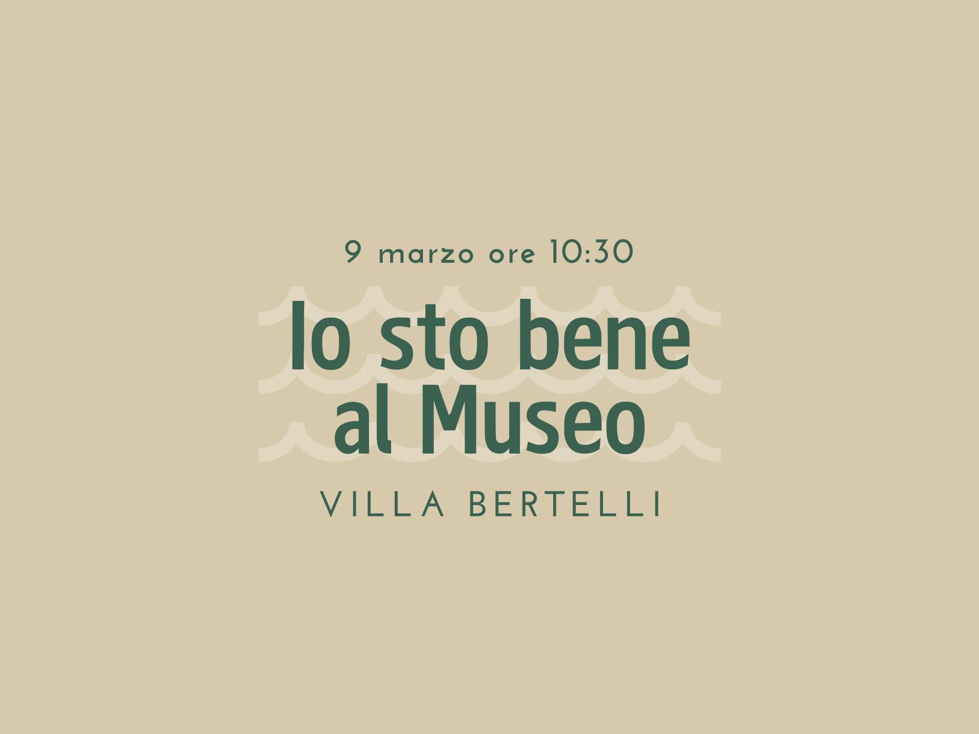 Copertina Io sto bene al Museo del 9 marzo