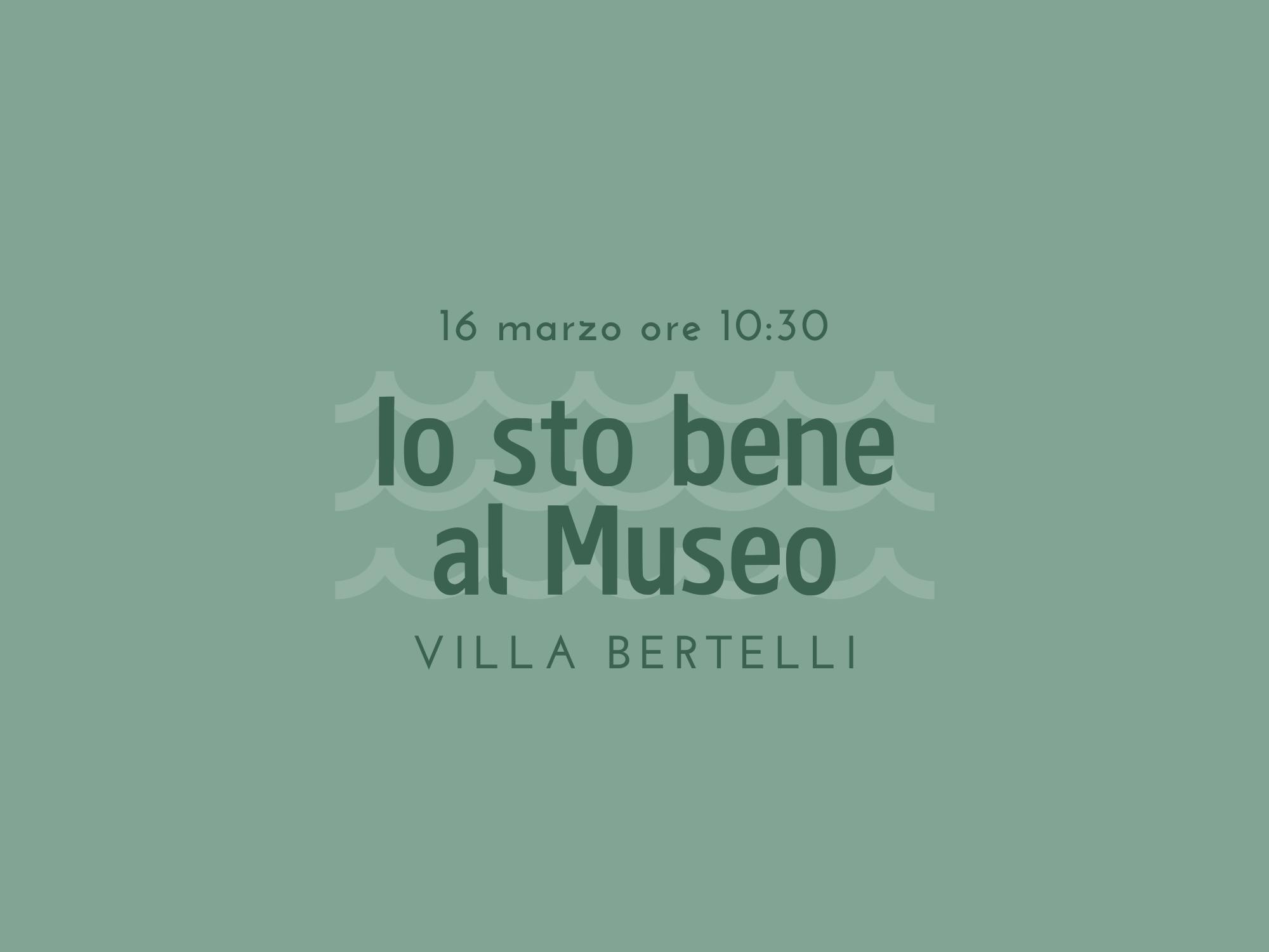 Copertina Io sto bene al museo del 16 marzo