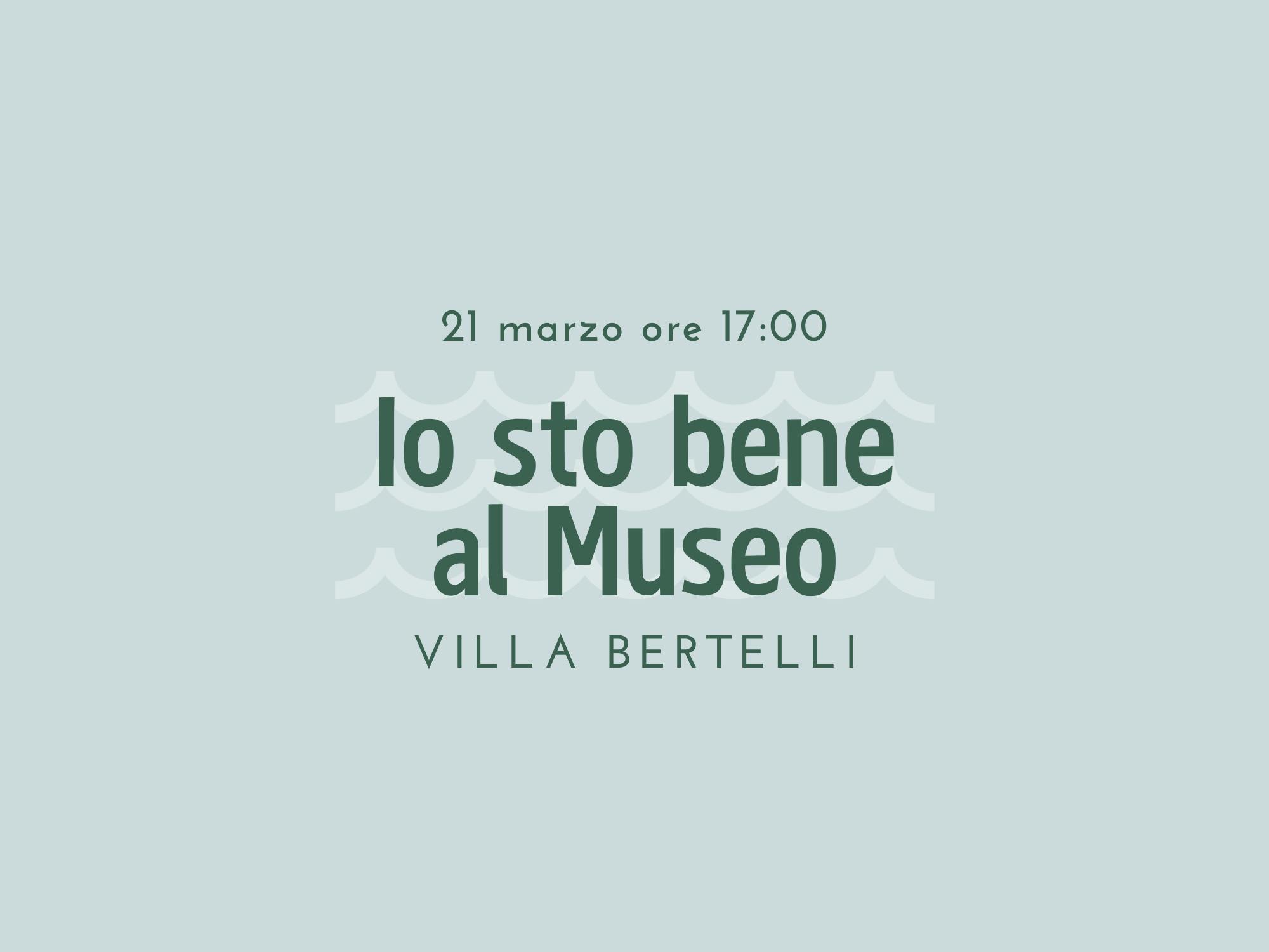 Copertina Io sto bene al museo del 21 marzo