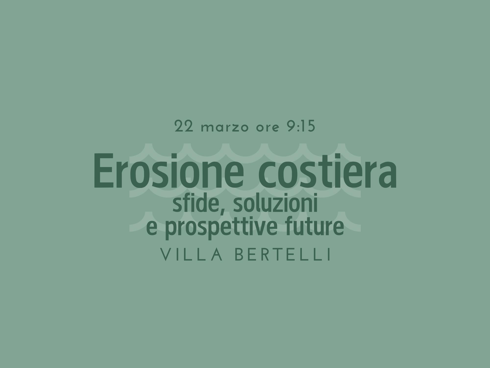 Copertina convegno Erosione costiera