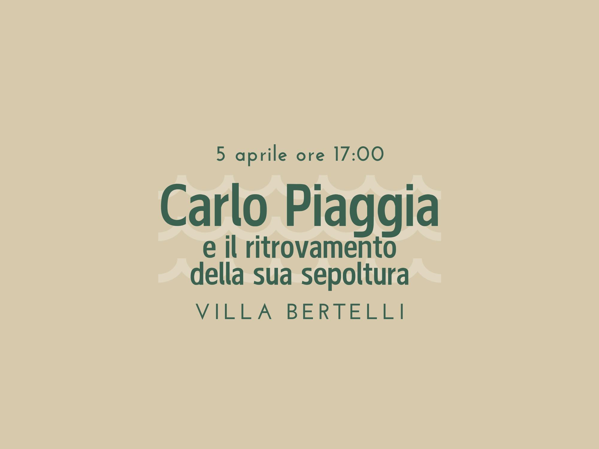 Copertina Carlo Piaggia