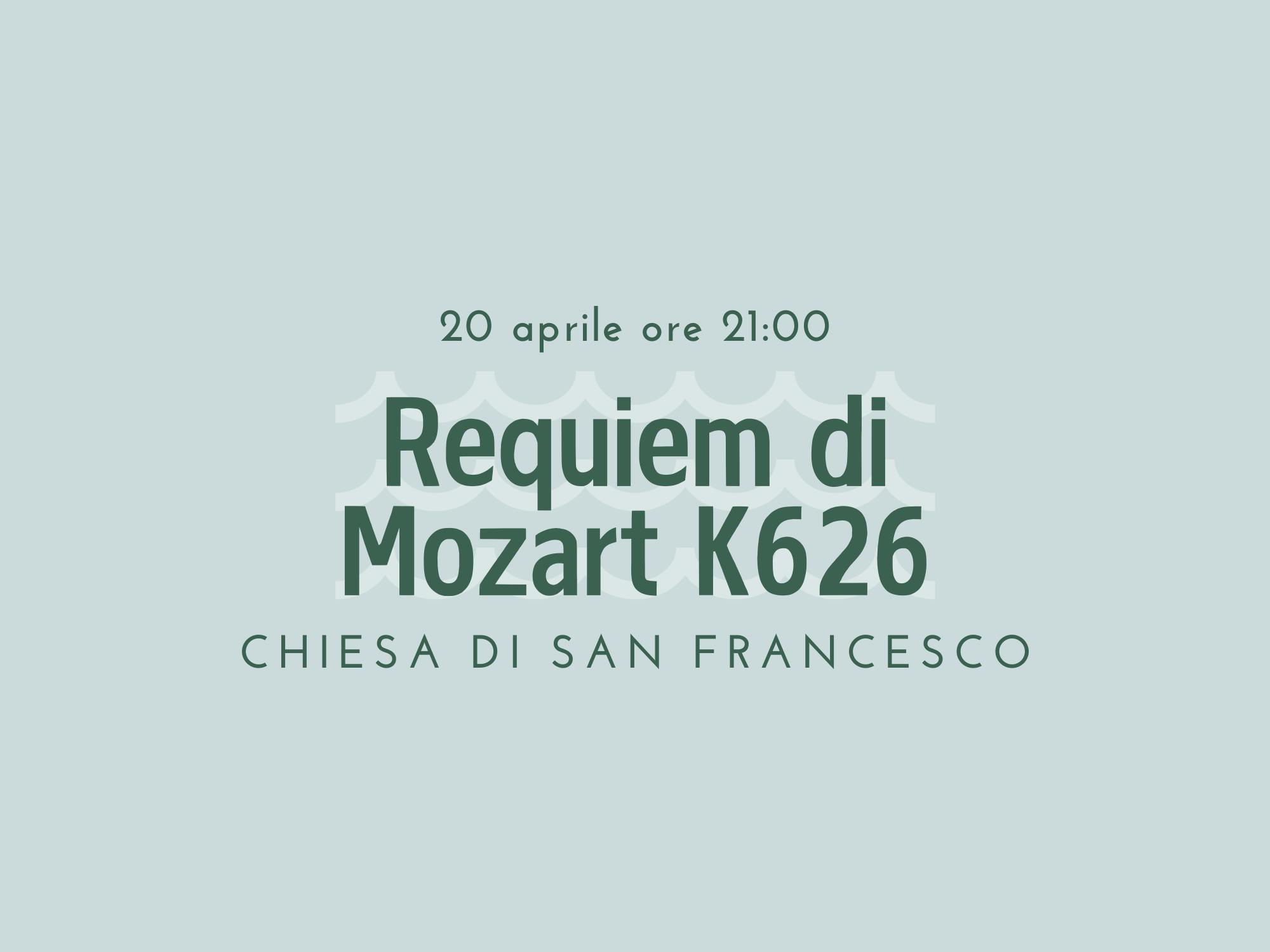 Copertina Requiem di Mozart K626