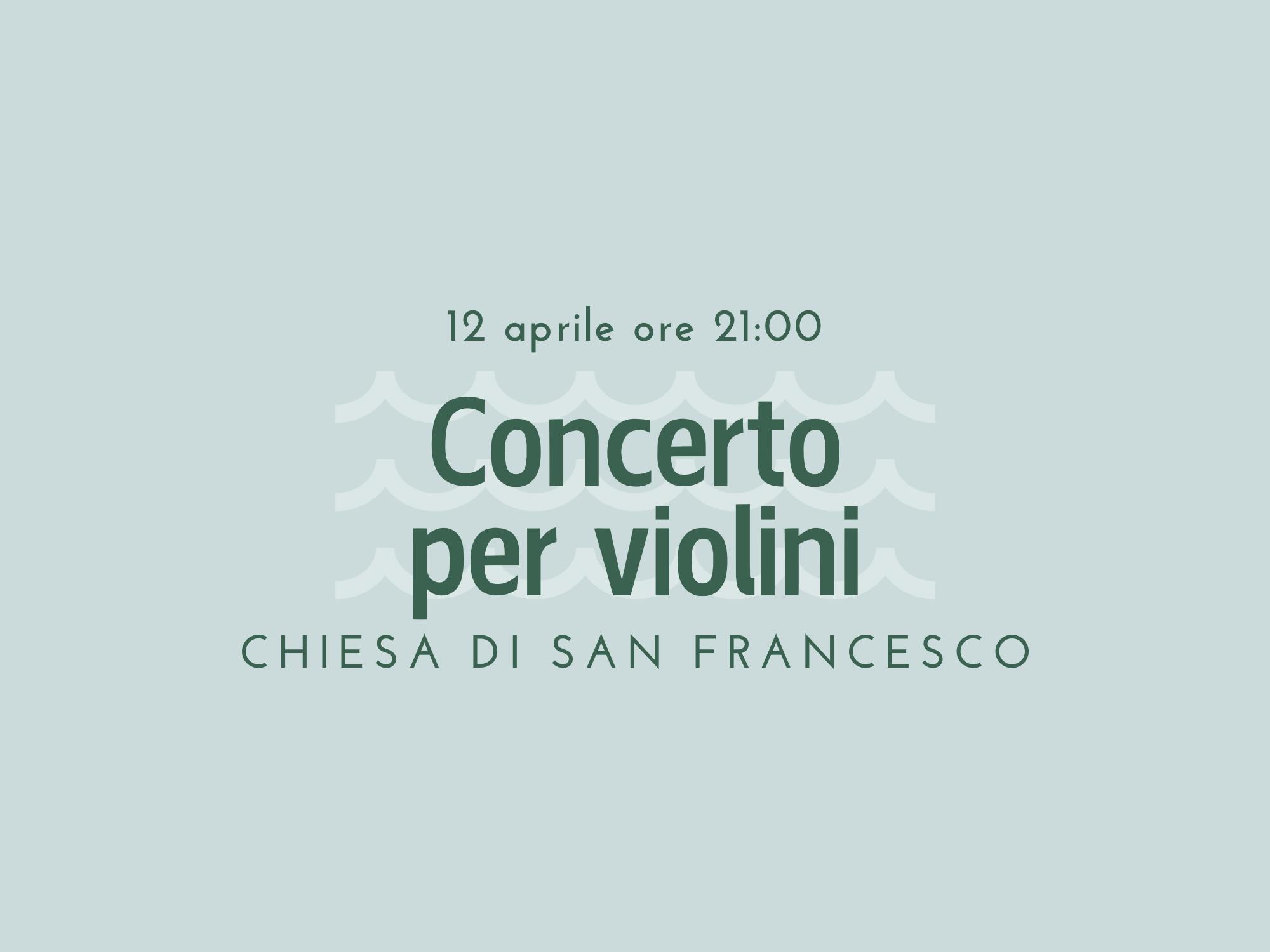 Copertina Concerto per violini