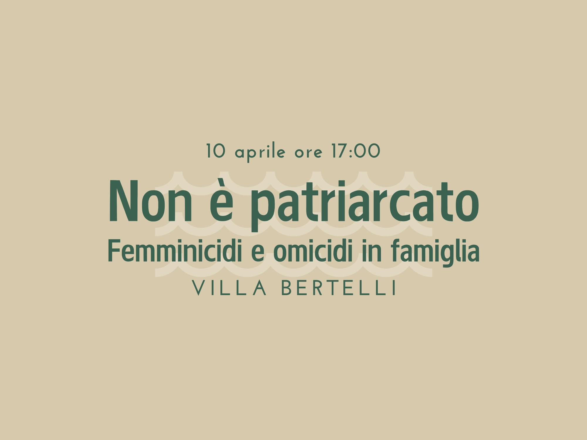 Copertina Non è patriarcato