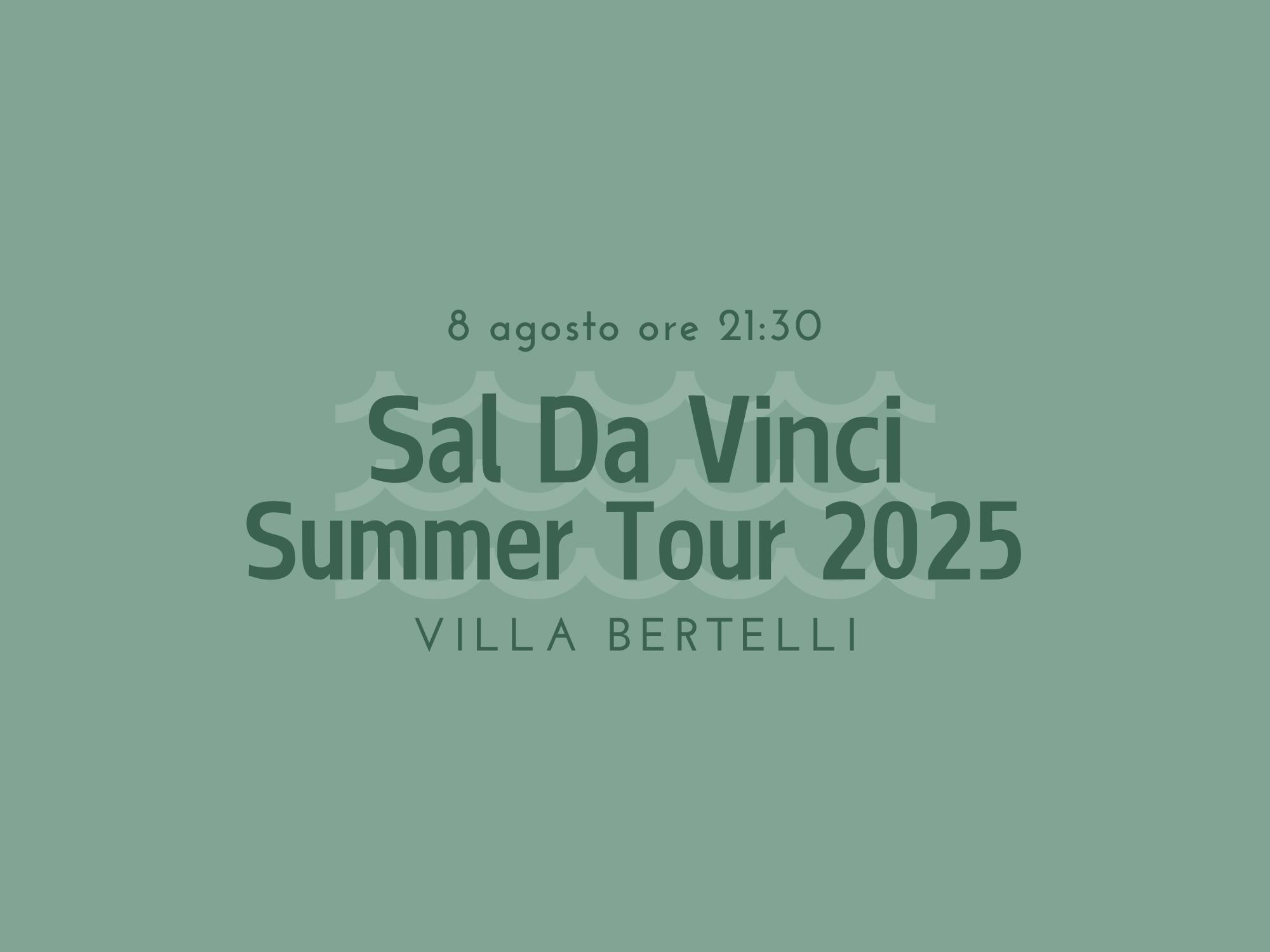 Sal Da Vinci Summer Tour