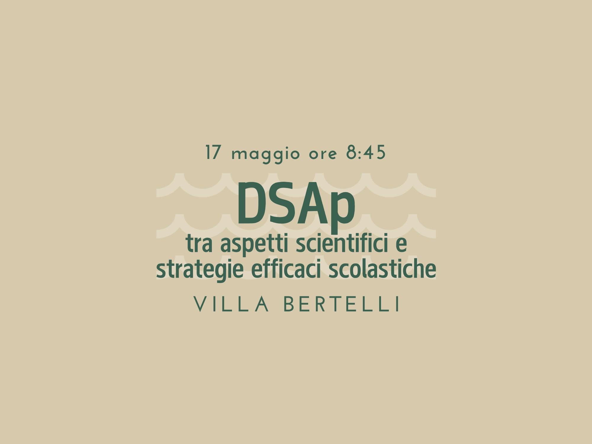 Copertina convegno DSAp