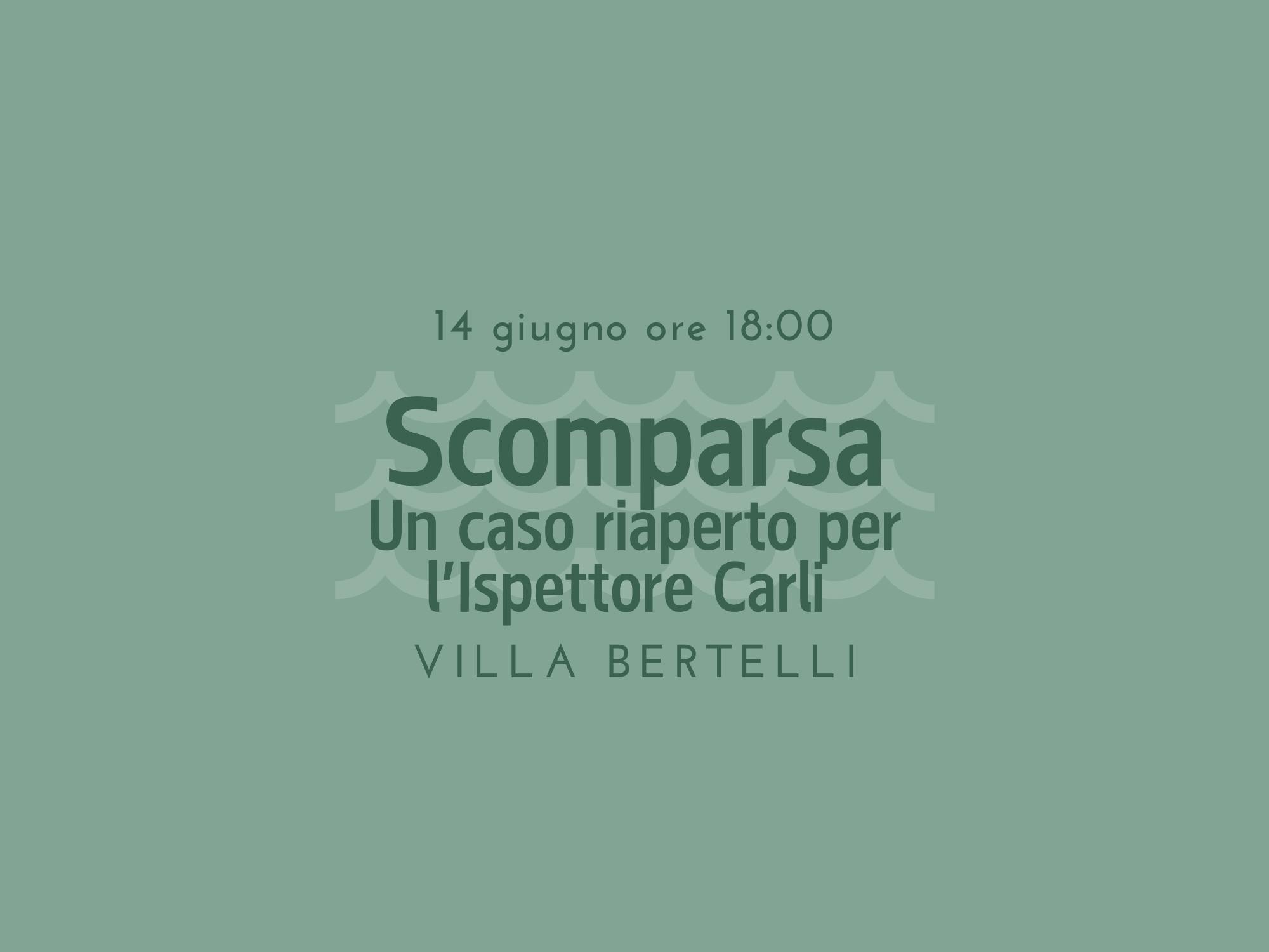 Scomparsa. Un caso riaperto per l’Ispettore Carli.