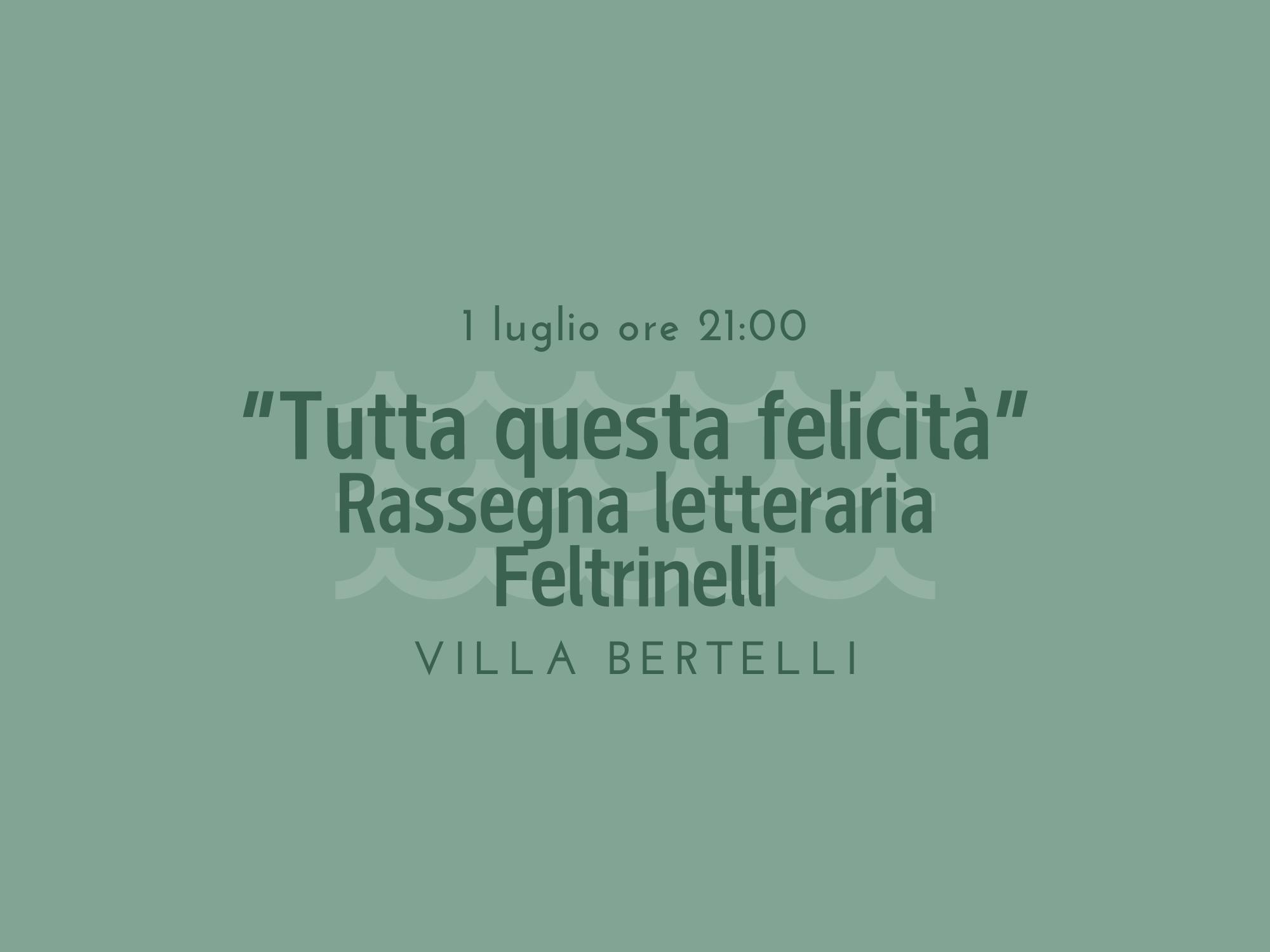 Tutta questa Felicità