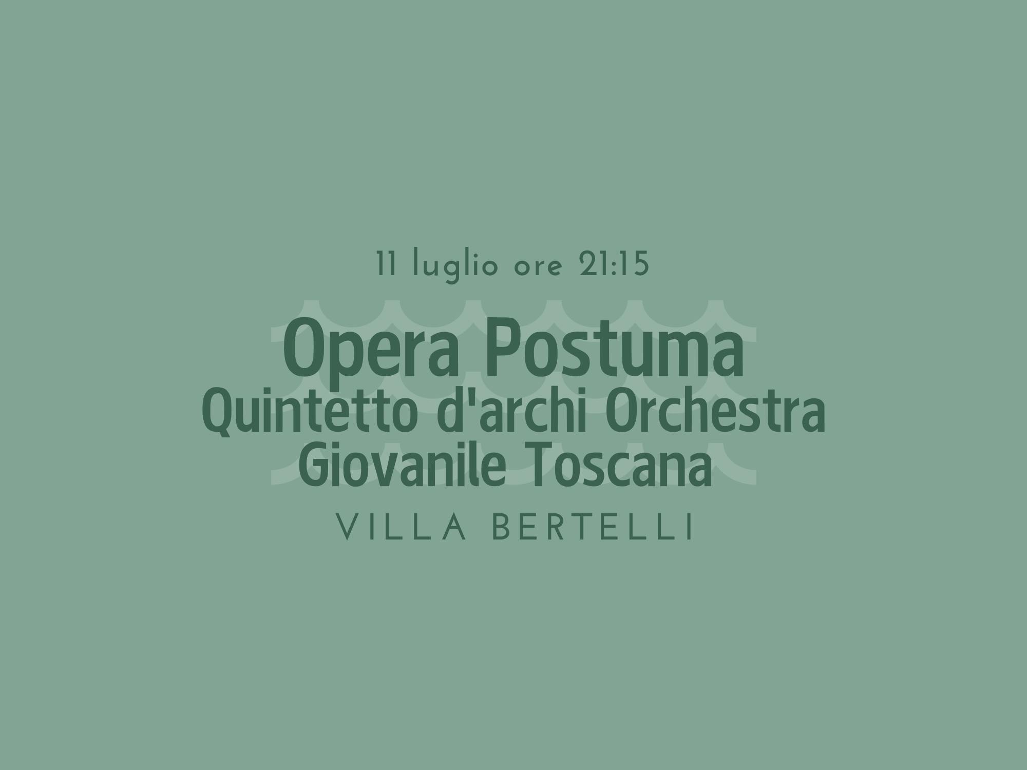 Opera Postuma