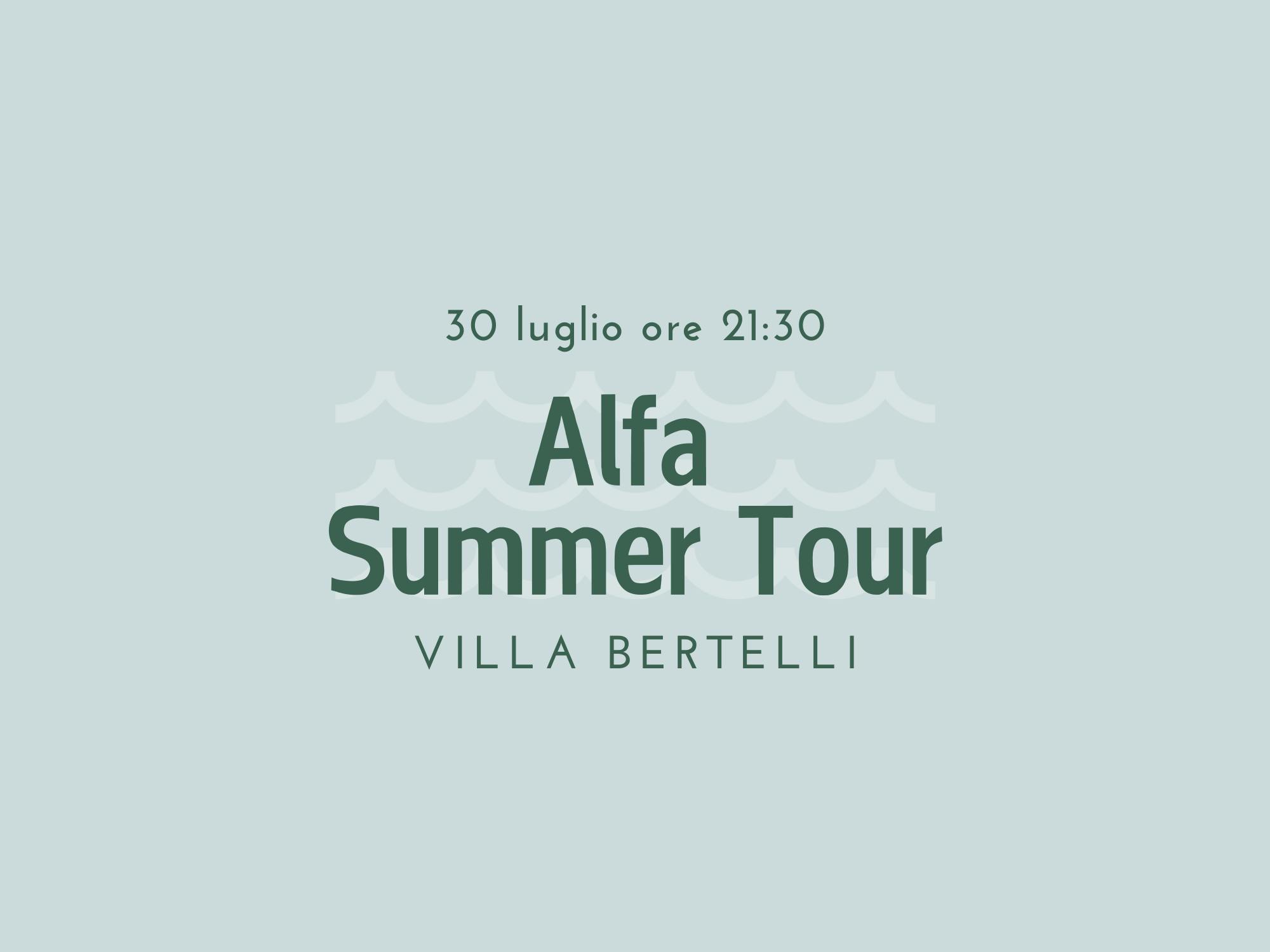 Alfa Summer Tour