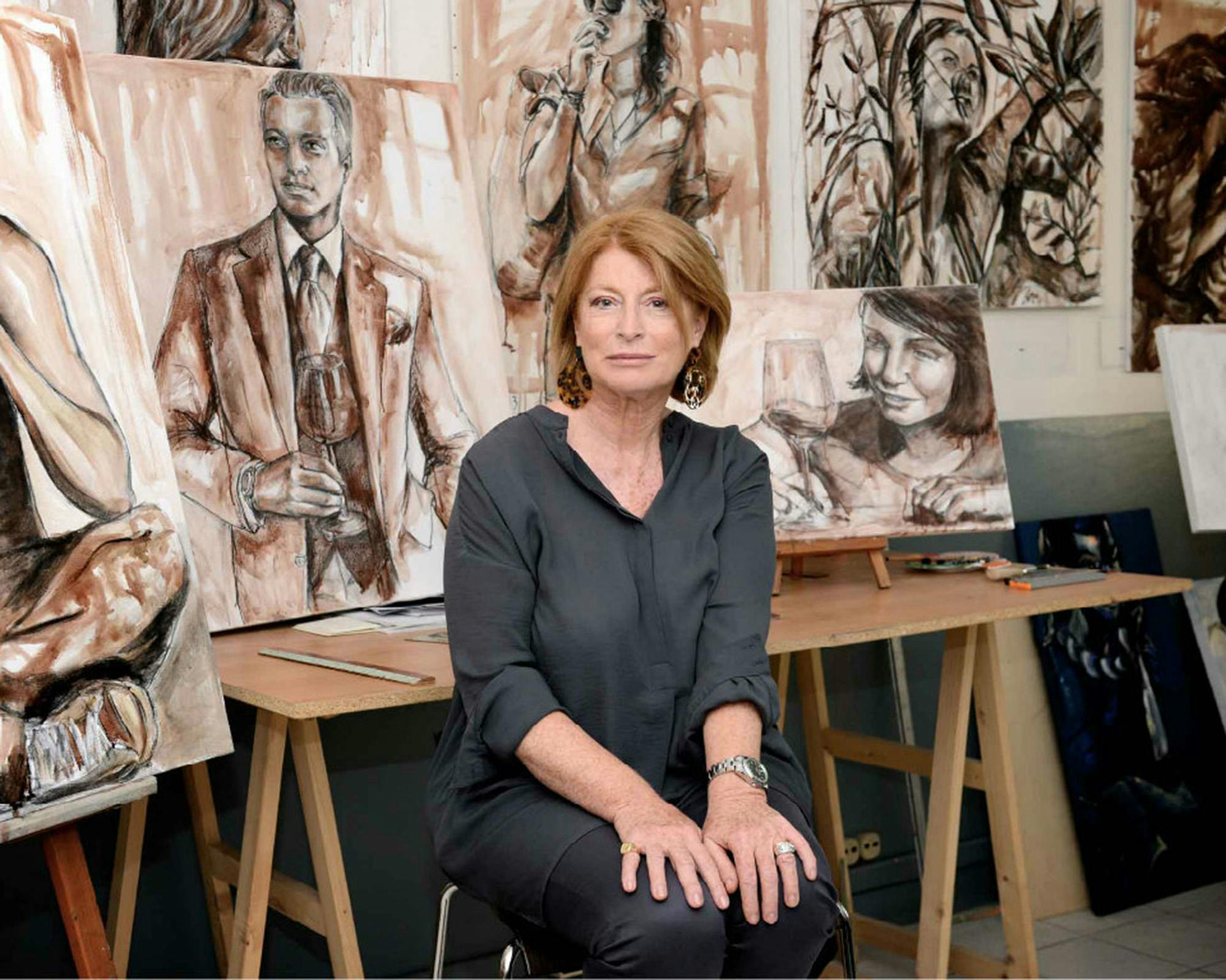 L'artista Elisabetta Rogai
