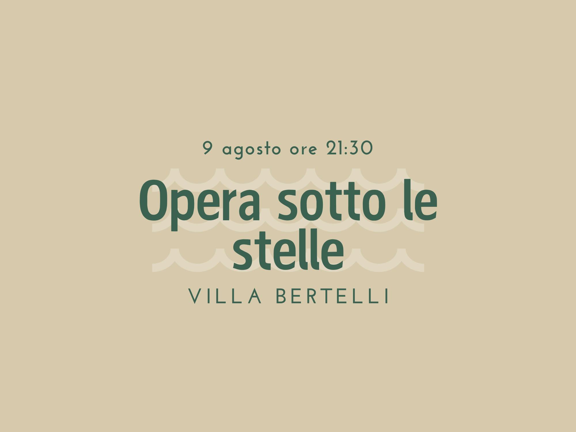 Opera sotto le stelle