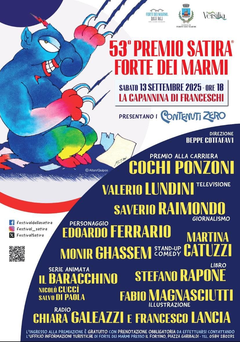 Manifesto Premio Satira 2025