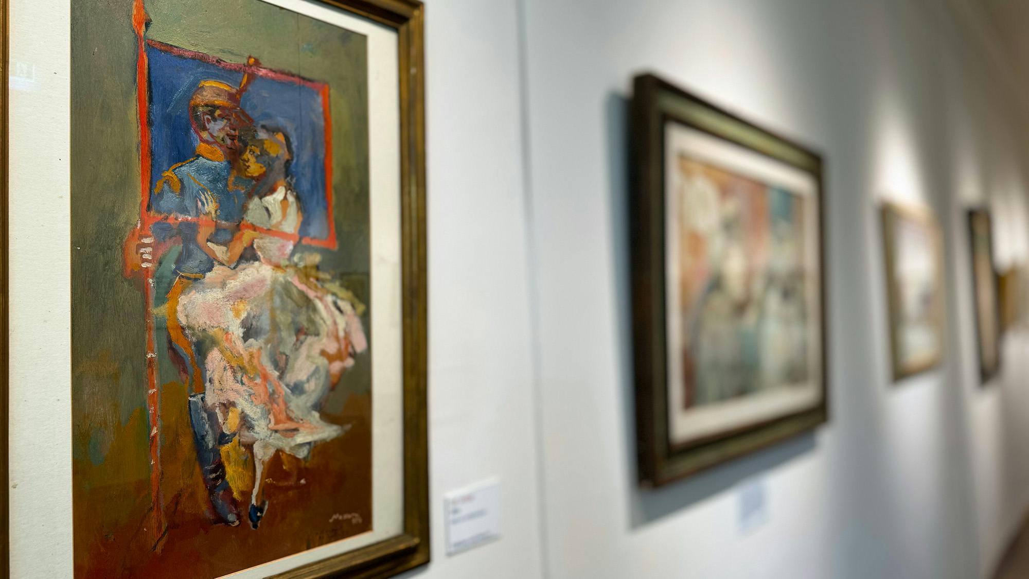 Opere di Mino Maccari in esposizione a Villa Bertelli di Forte dei Marmi