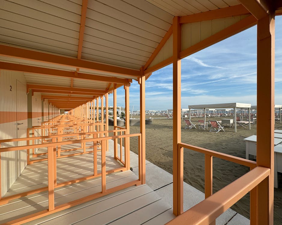 L'elegante spiaggia di Forte dei Marmiv
