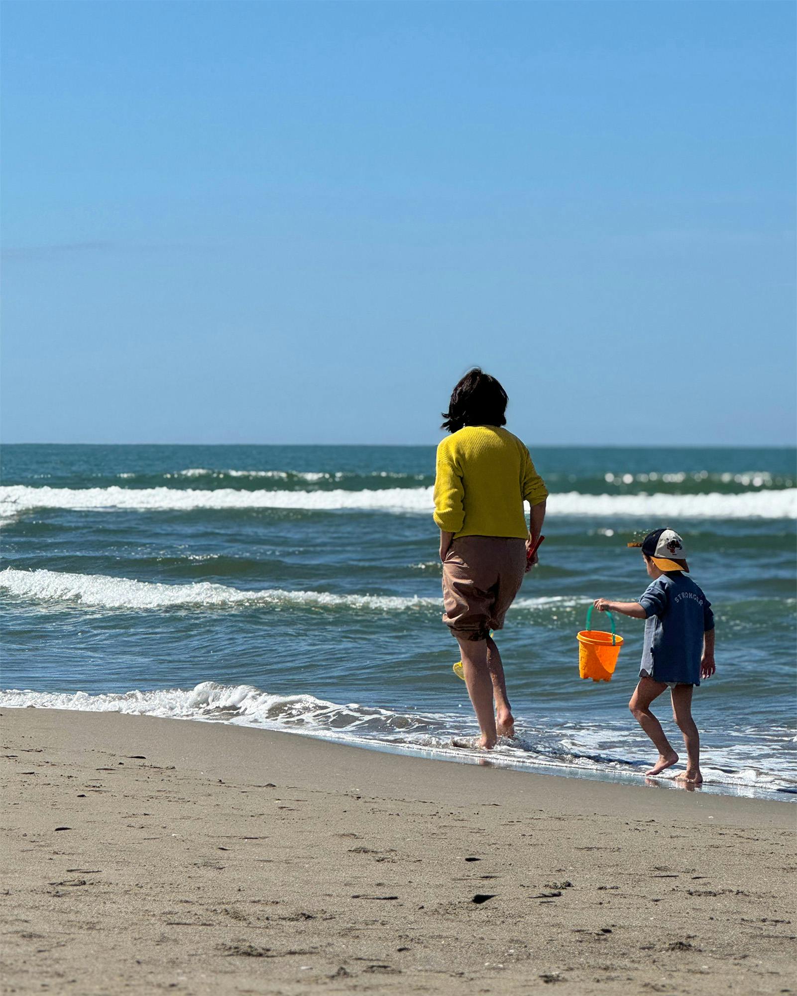 A caccia di tesori, con la mamma