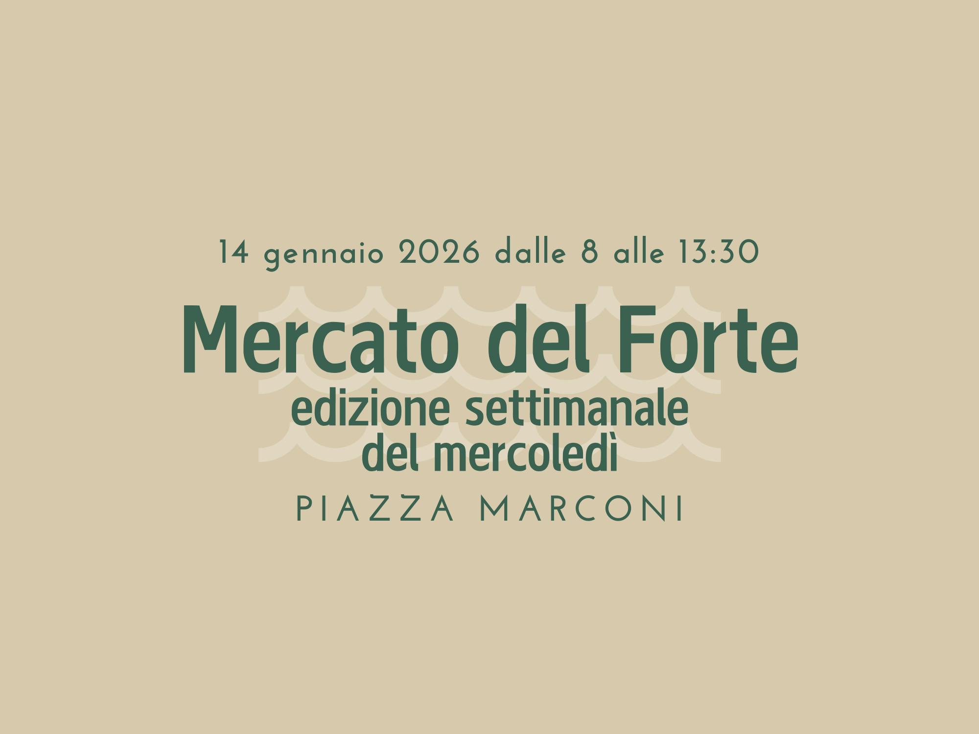 Mercato del Forte - 14 gennaio 2026