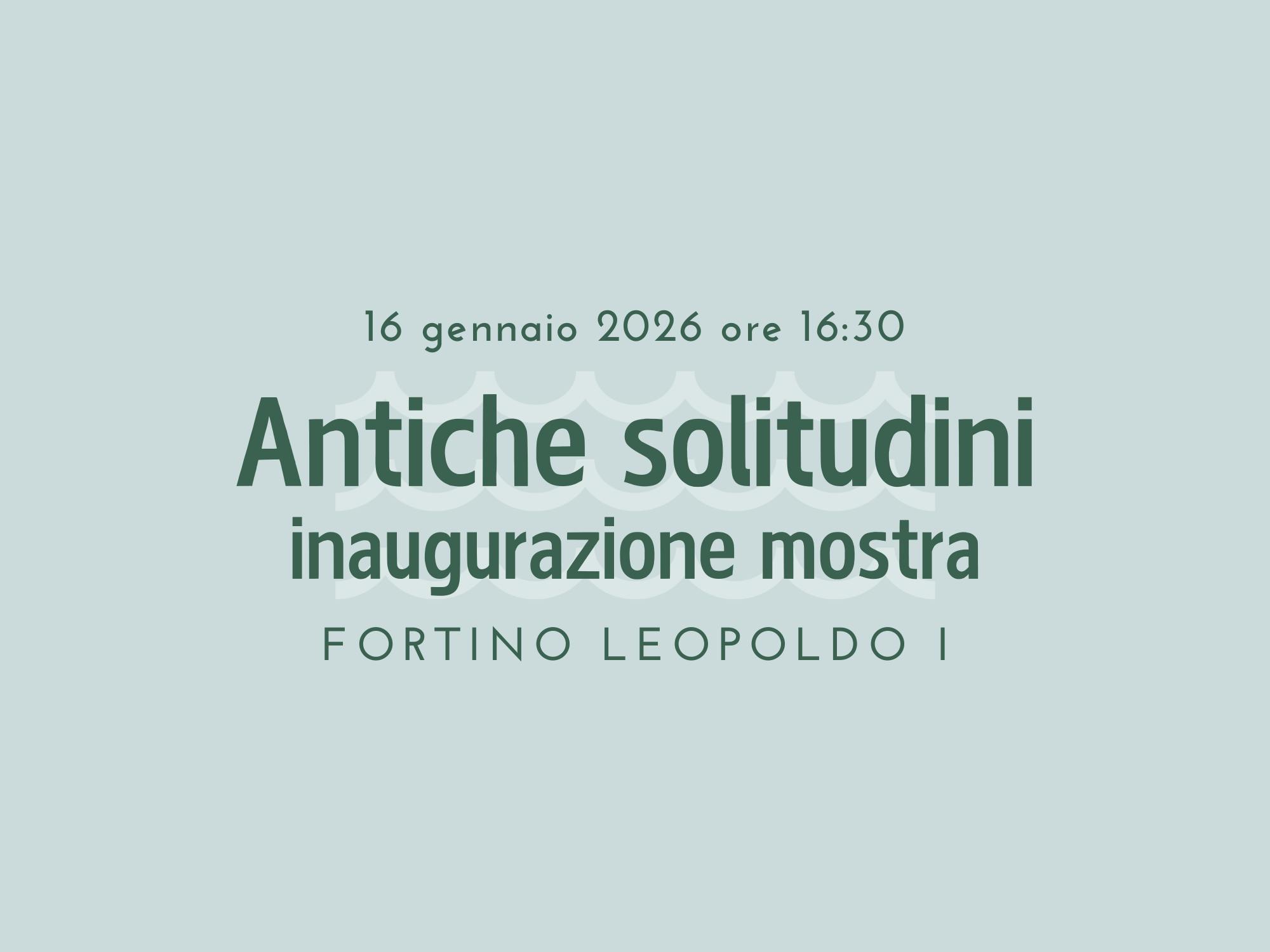 Inaugurazione mostra "Antiche solitudini - dipinti di Costantino Paolicchi"