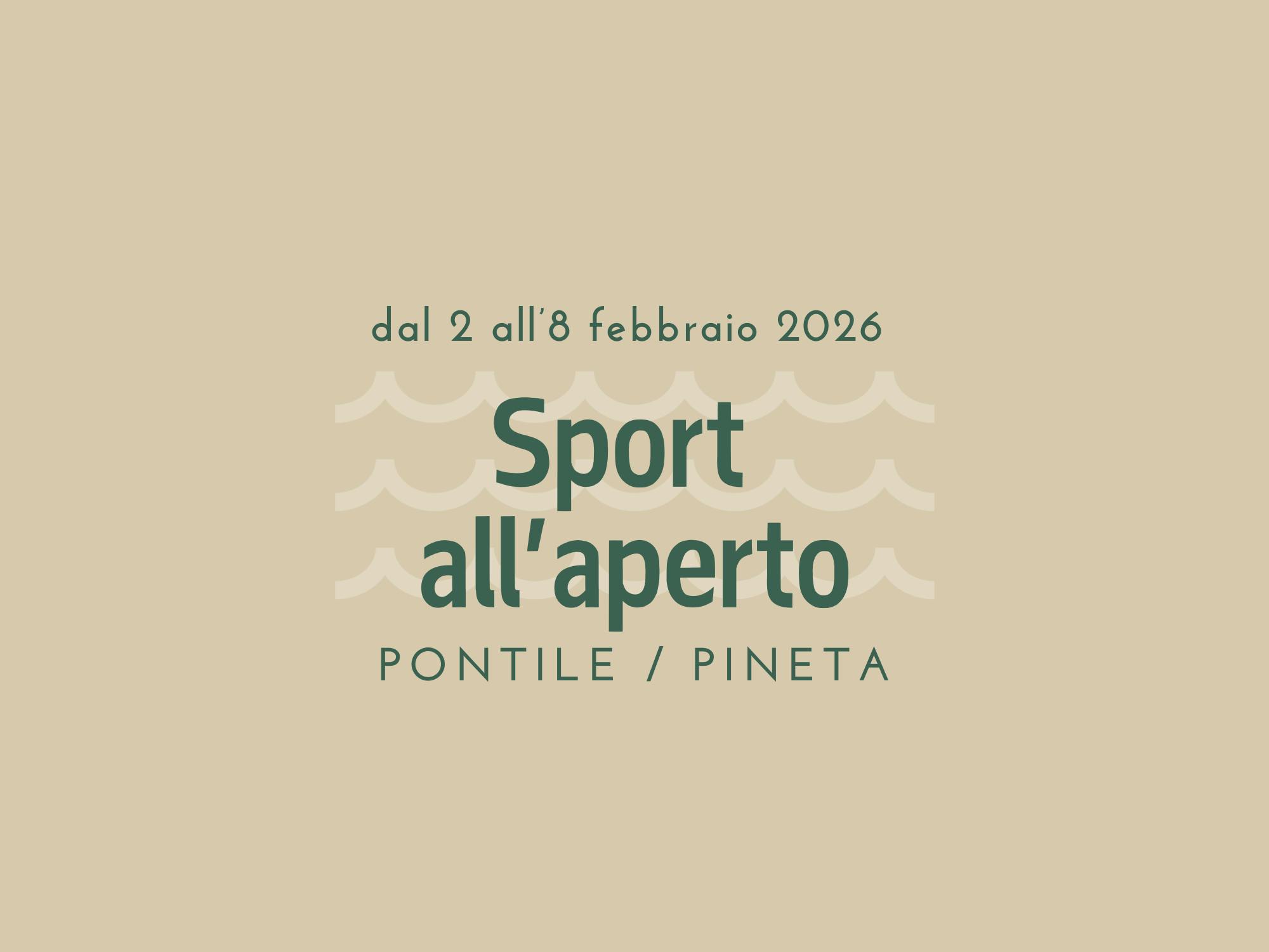 Sport all'aperto - dal 2 all'8 febbraio 2026