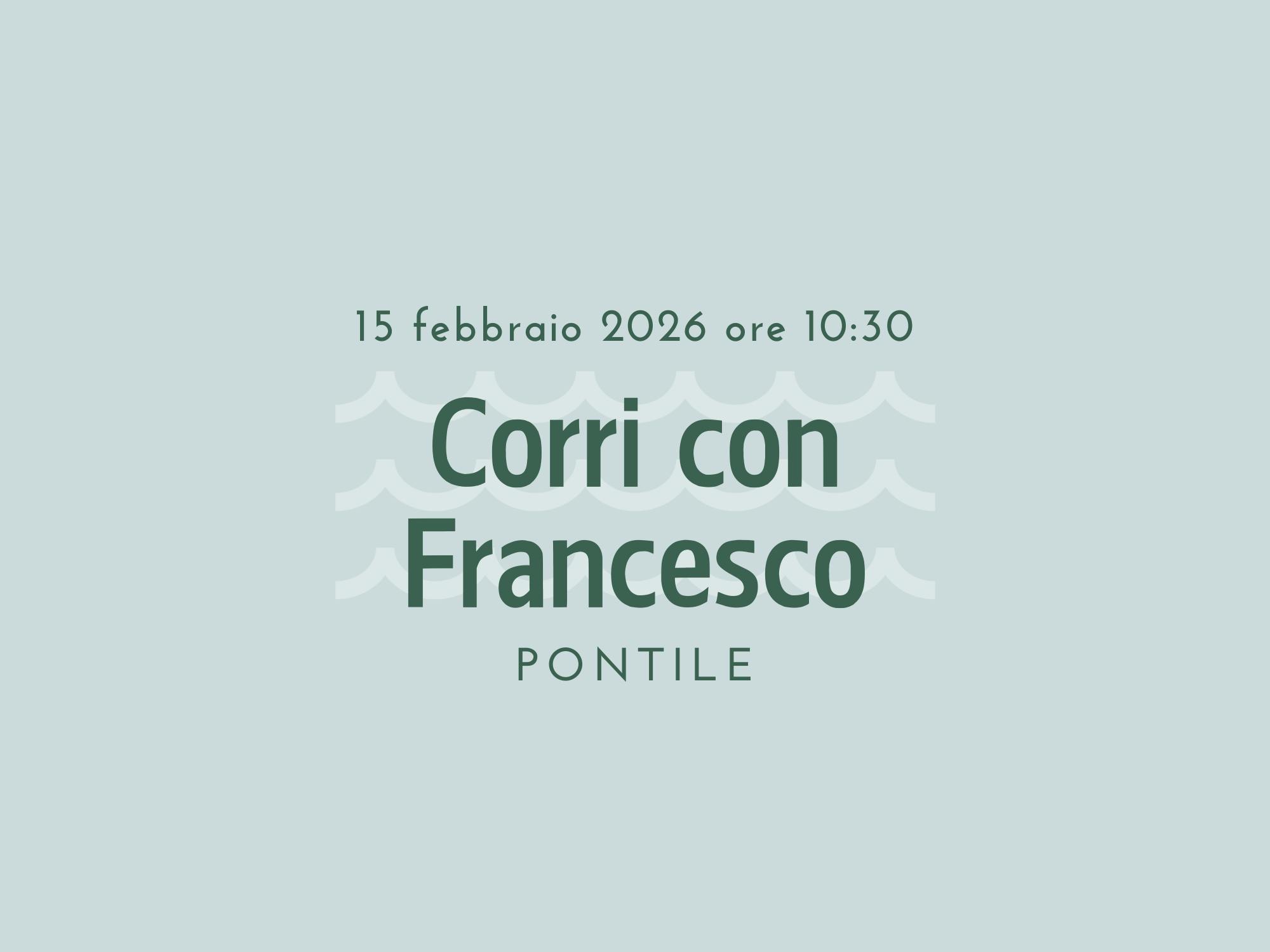 Camminata di beneficienza “Corri con Francesco“