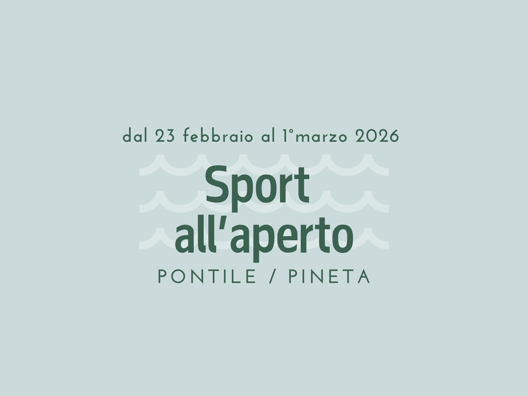 Sport all’aperto dal 23 febbraio al 1°marzo 2026