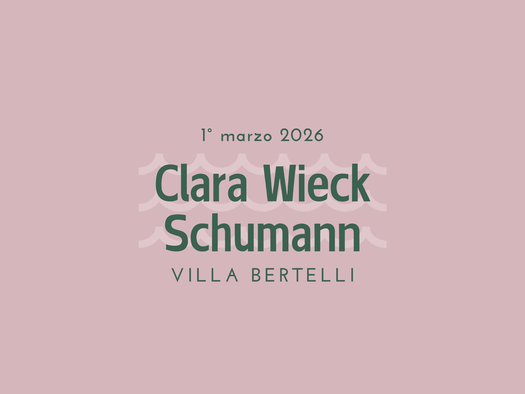 Concerto “Clara Wieck Shumann: musica, genio, eredità”