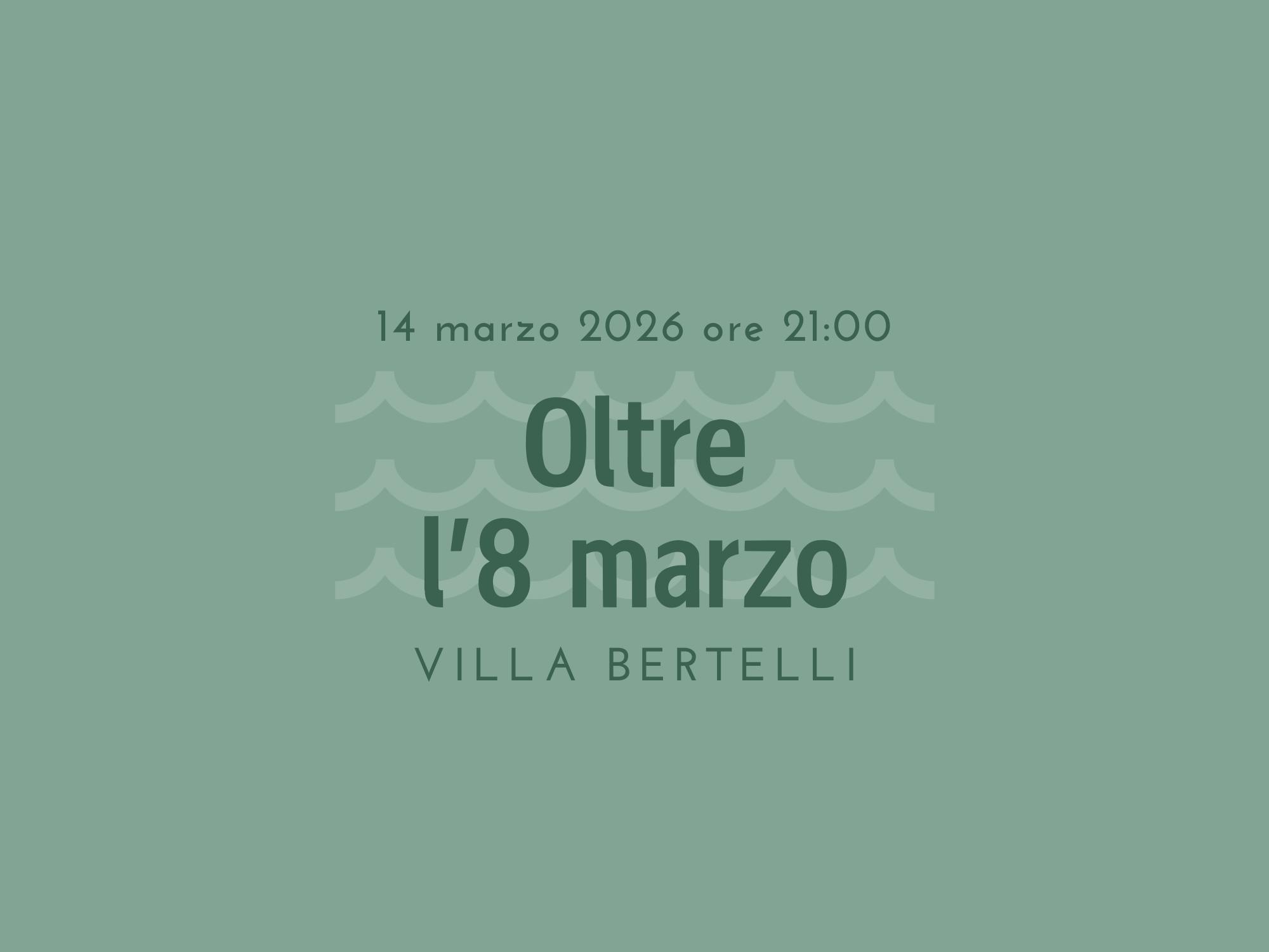 Oltre l'8 marzo - parole, corpi, musica