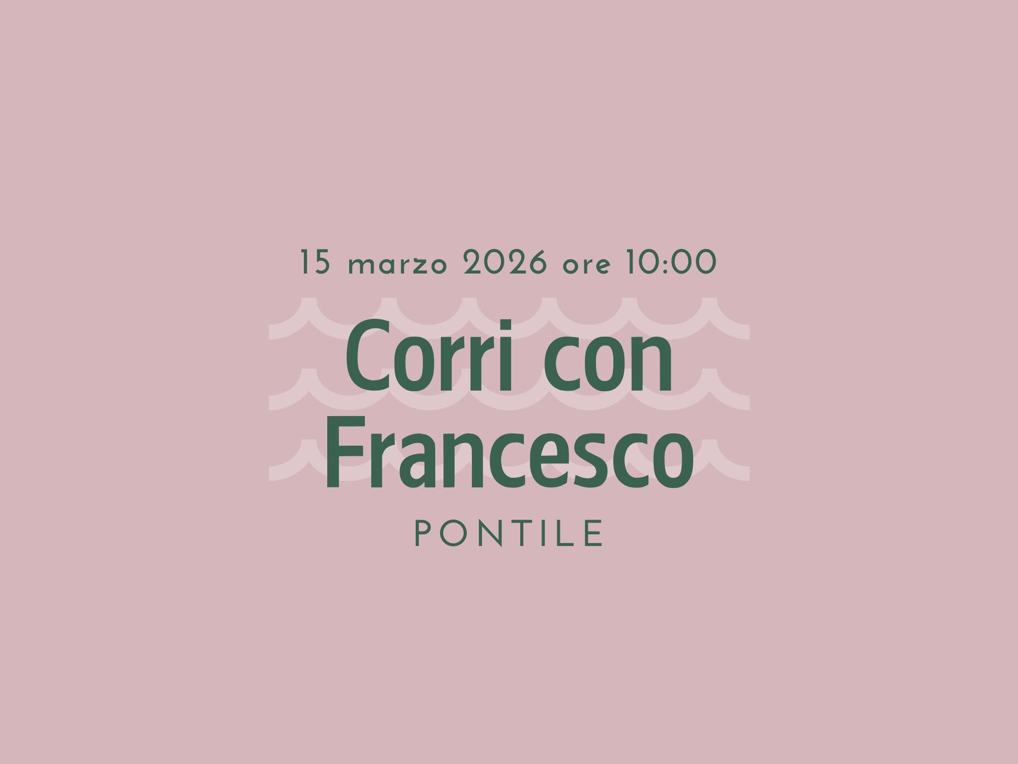 Camminata di beneficenza “Corri con Francesco“