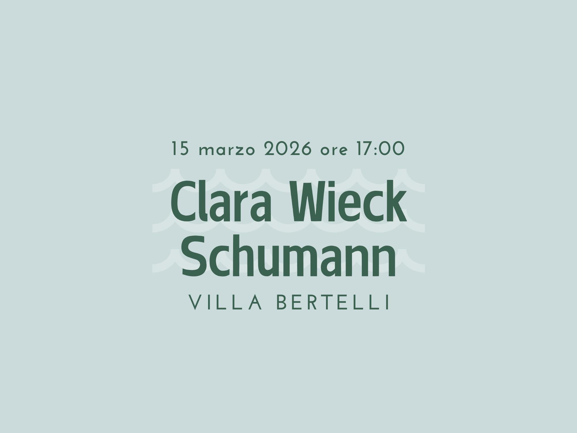 Concerto violino e pianoforte “Clara Wieck Schumann: musica genio, eredità“