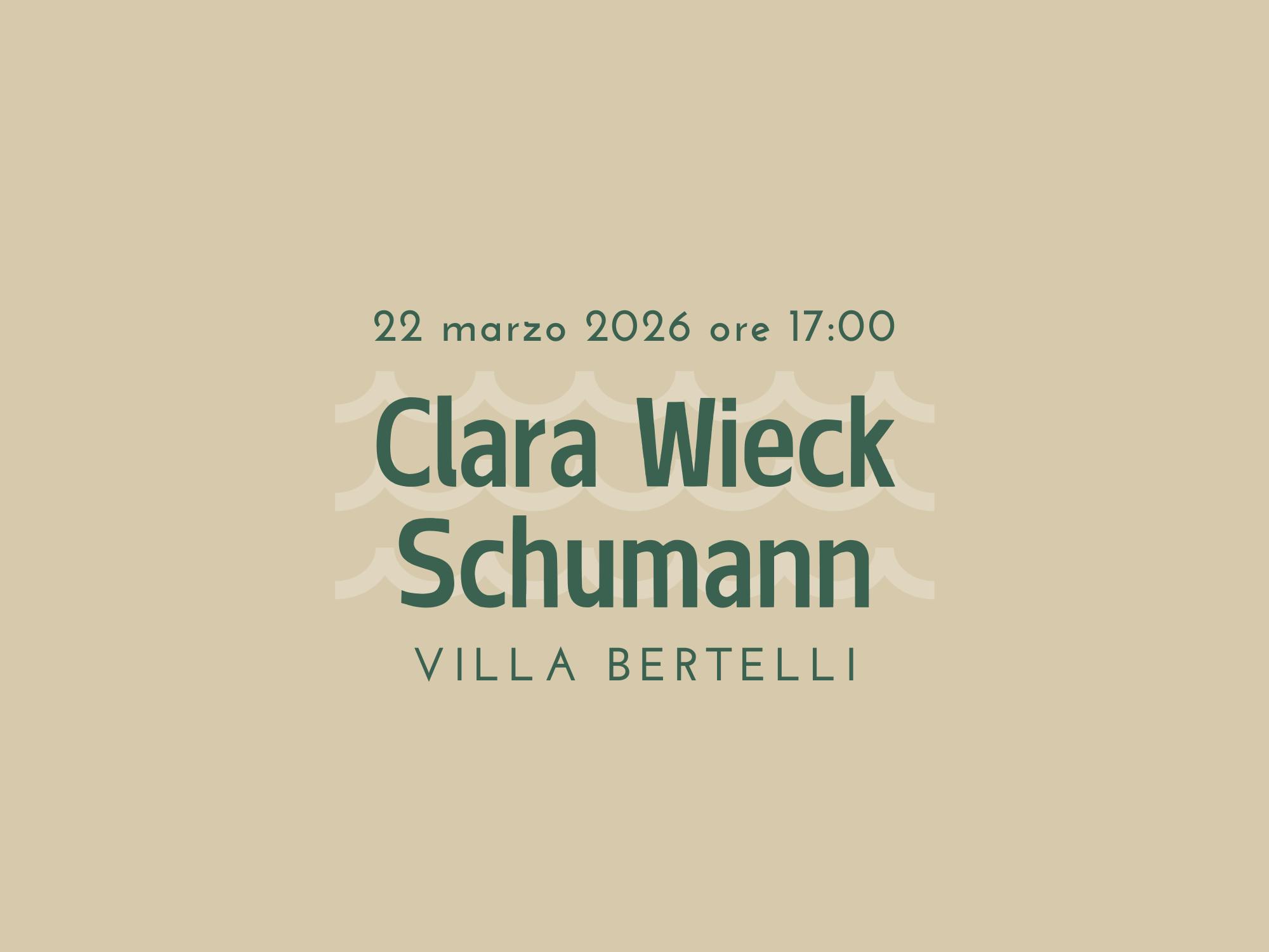 Concerto violino e pianoforte “Clara Wieck Schumann: musica genio, eredità“